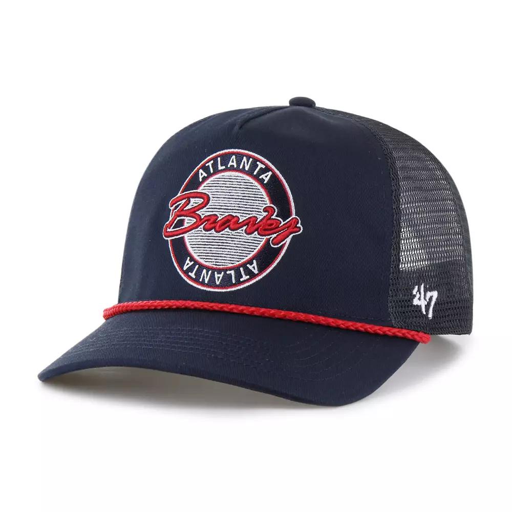 Men's '47 Navy Atlanta Braves Promenade Hitch Adjustable Hat, Blue Product Image