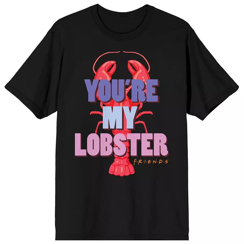 Men's Youre My Lobster Friends Tee, Size: Medium, Black Product Image