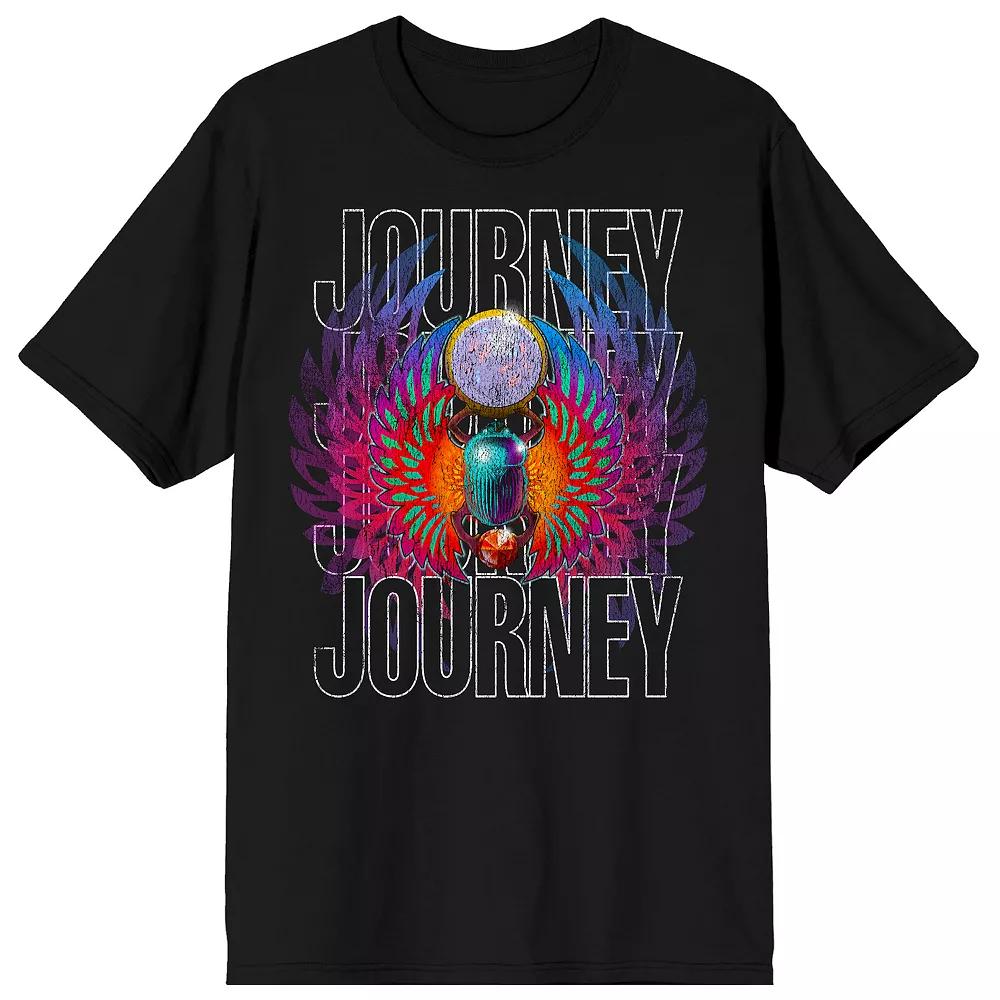Men's Journey Scarab & Jewel Short Sleeve Graphic T-Shirt, Size: Small, Black Product Image
