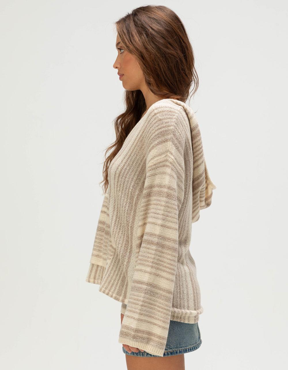 BILLABONG Baja Beach Womens Hooded Sweater - TAUPE Product Image