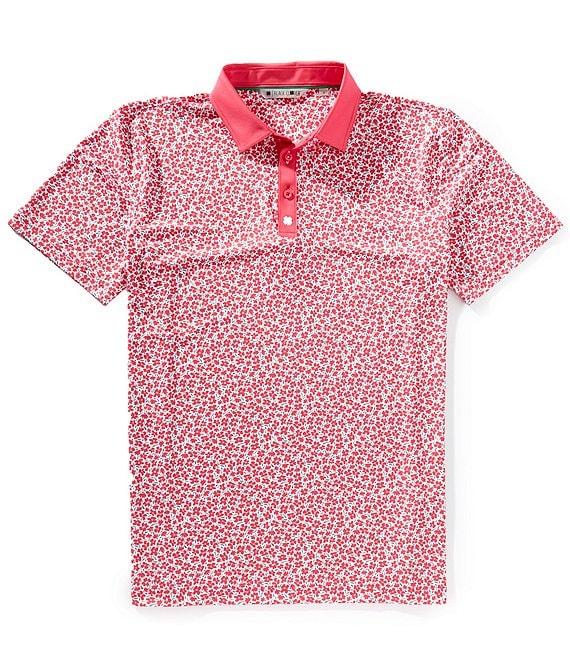 BLACK CLOVER Azalea Short Sleeve Polo Shirt Product Image