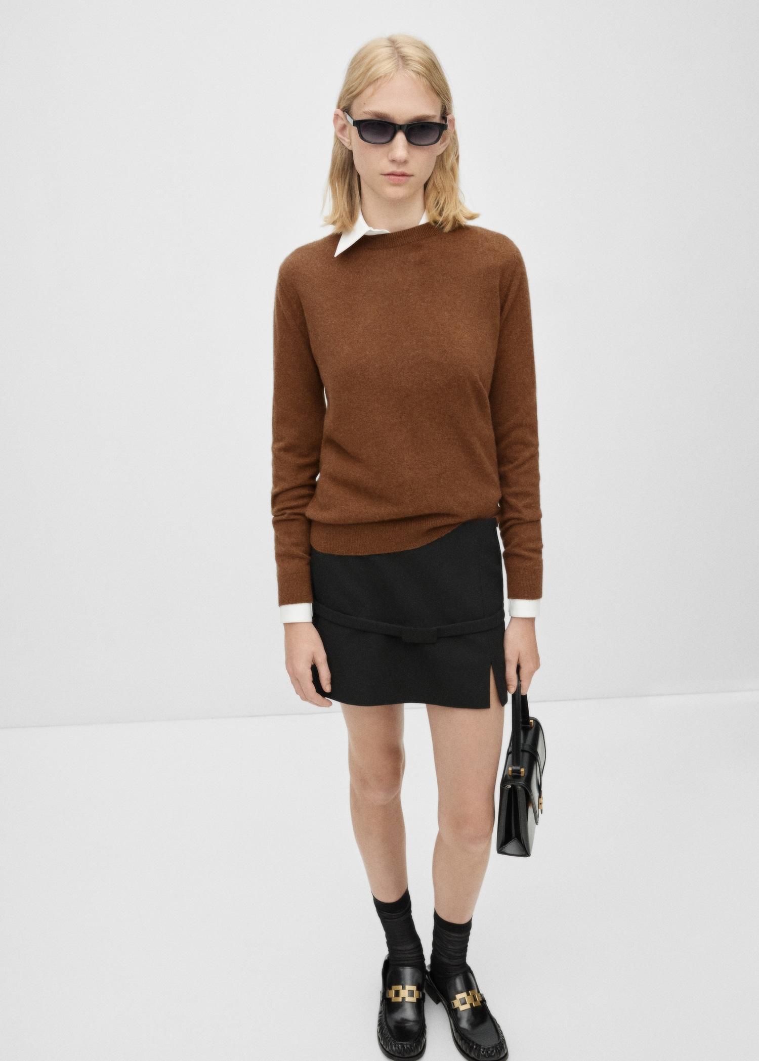 100% cashmere sweater - Women | MANGO USA Product Image