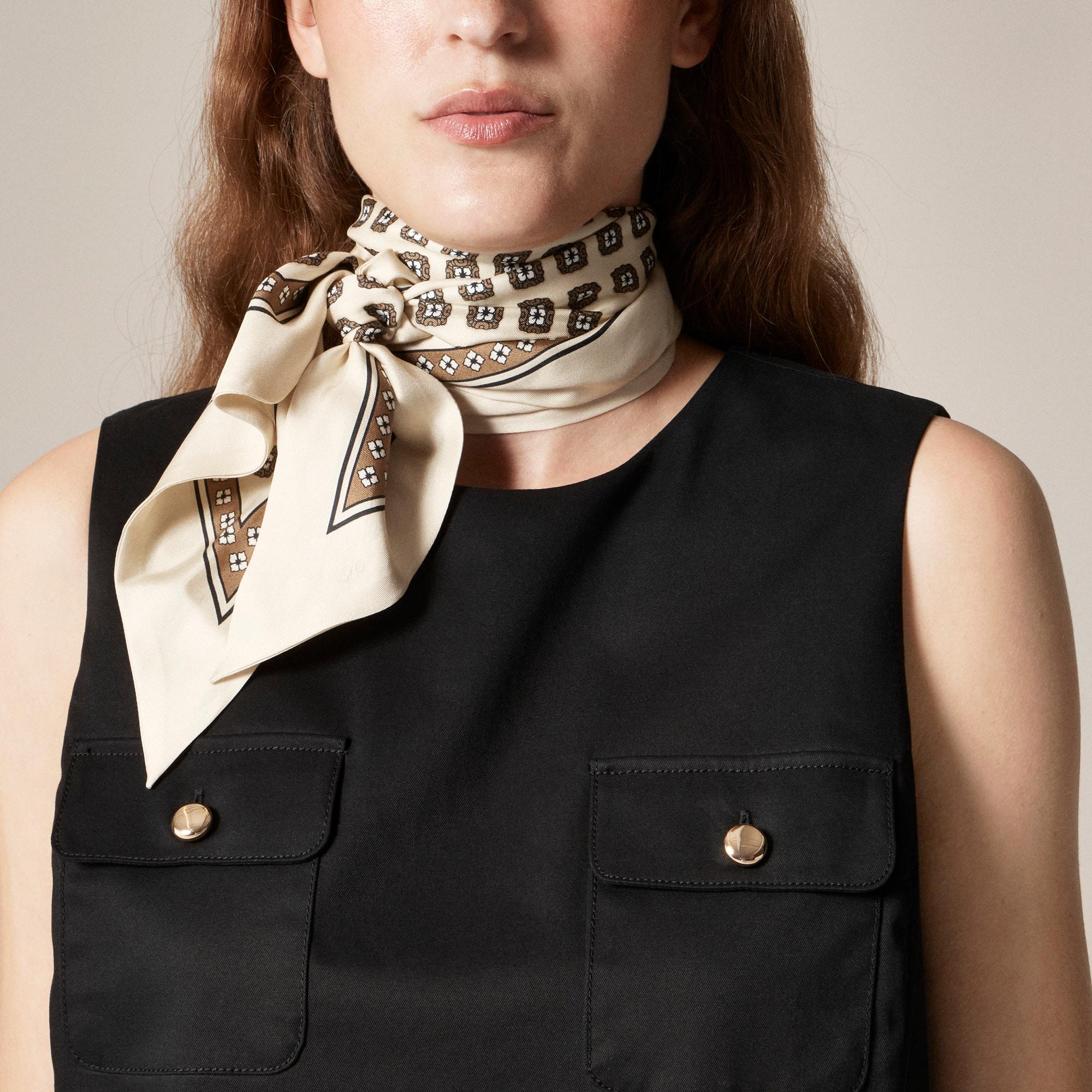 Patch-pocket shift dress in stretch chino Product Image