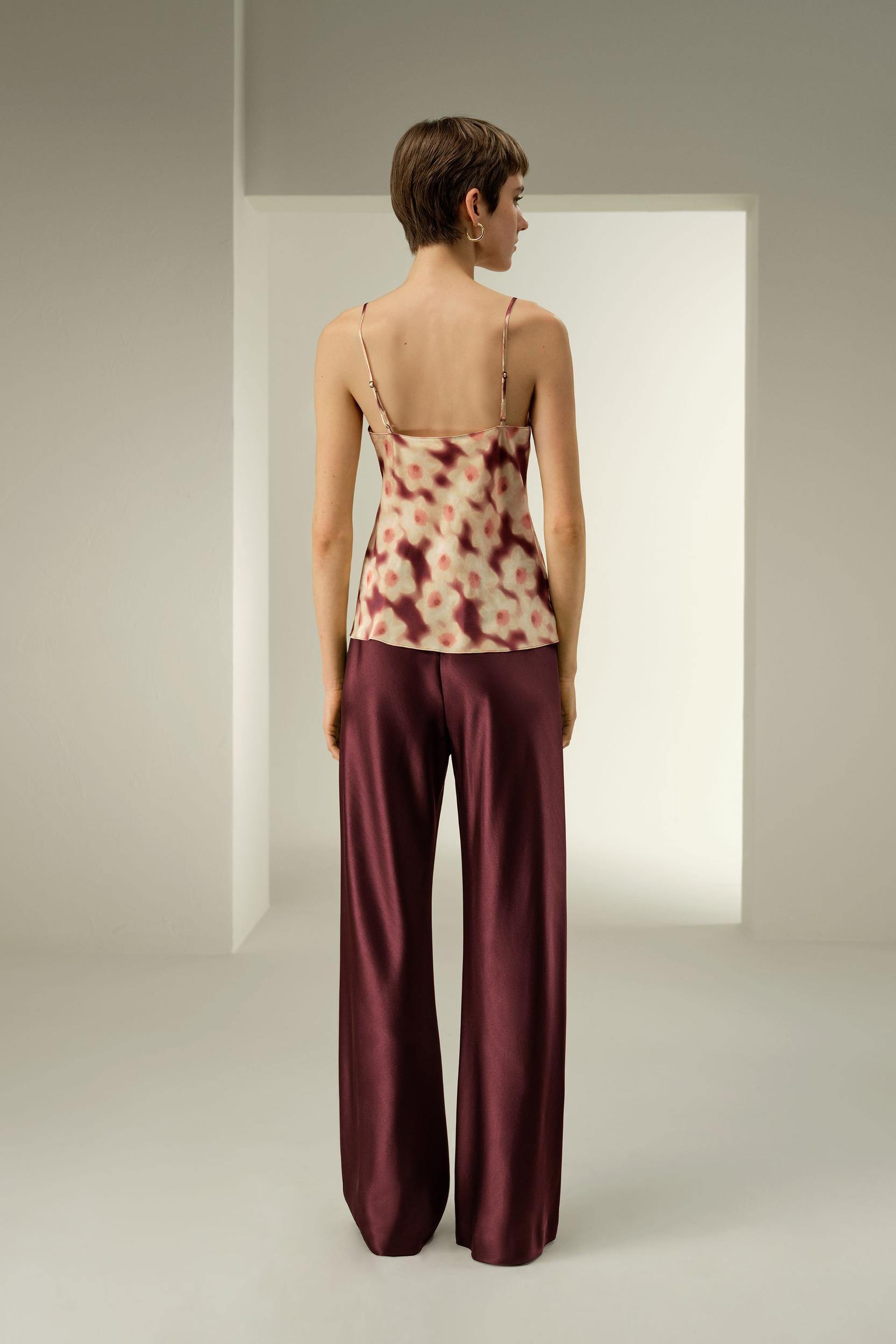 Daffodil Bloom Silk Camisole – Made with Liberty Fabric Product Image