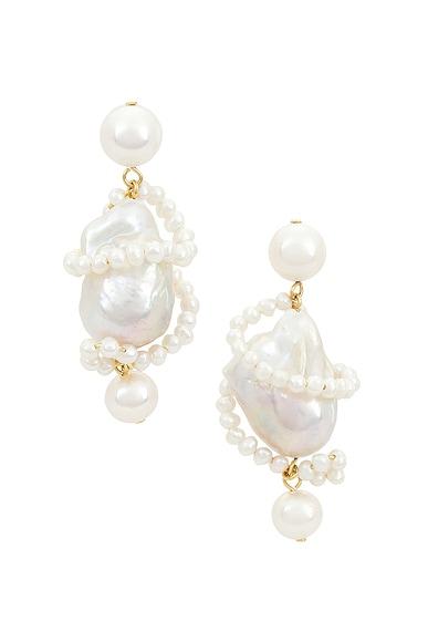 Freshwater & Baroque Pearl Earring Product Image