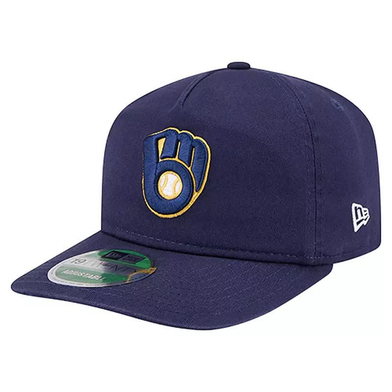 Men's New Era Navy Atlanta United FC Color Pack A-Frame 59FIFTY Fitted Hat,  Product Image