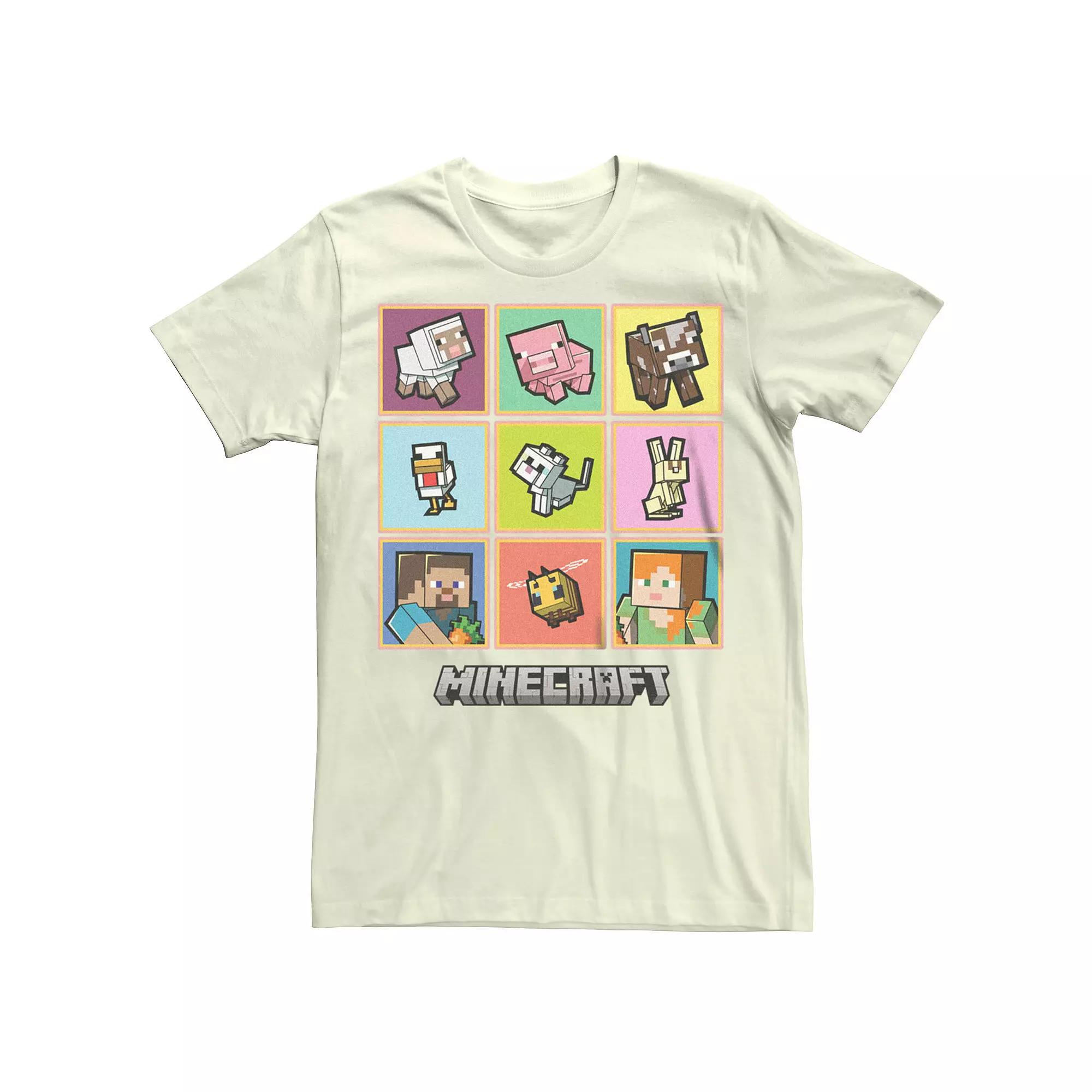Men's Minecraft Pets Boxes Graphic Tee,  Product Image