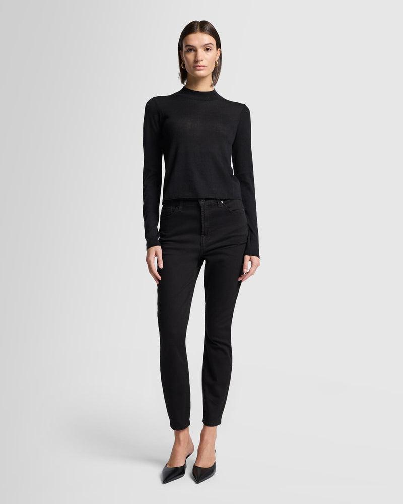 Cashmere Mock Neck Sweater Product Image