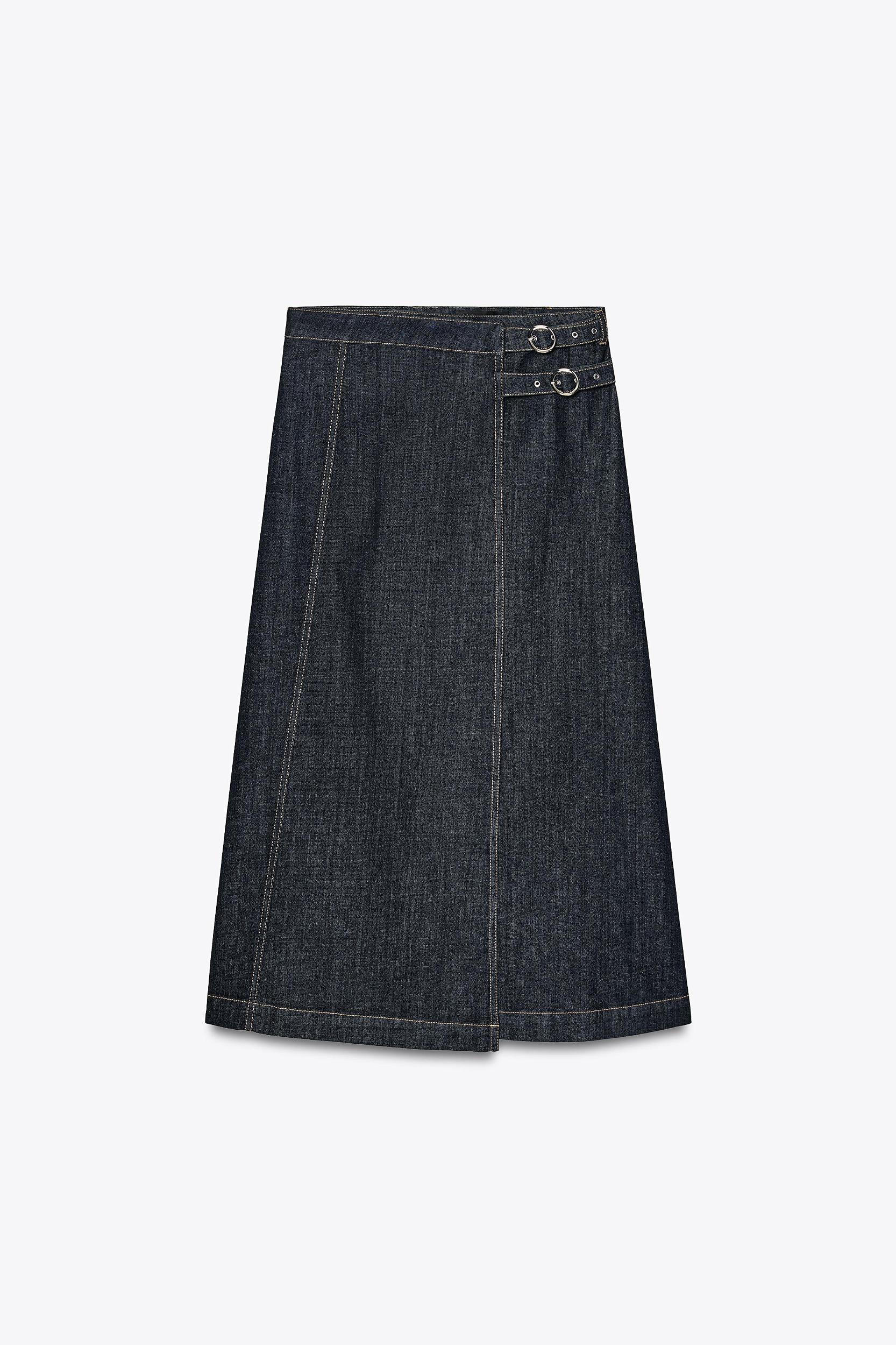 Z1975 CROSSOVER DENIM SKIRT Product Image