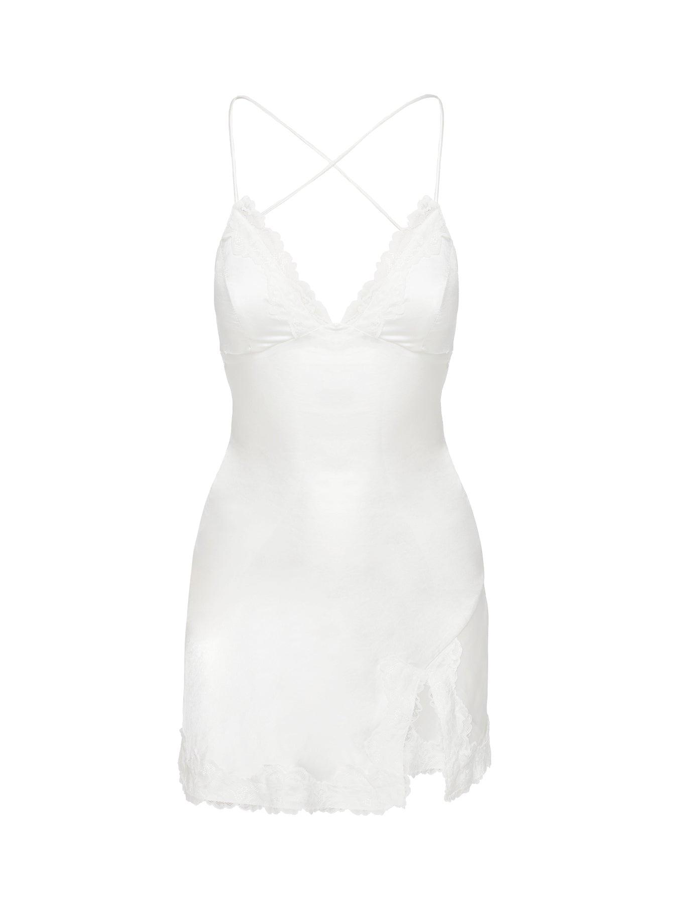 Anysa Mini Dress White Product Image