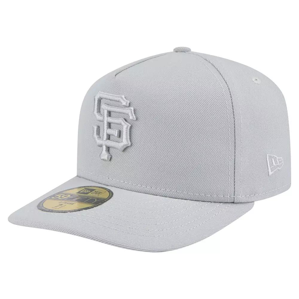 Men's New Era  Gray San Francisco Giants Colorpack 59FIFTY Fitted Hat, Size: 7 1/2, Grey Product Image