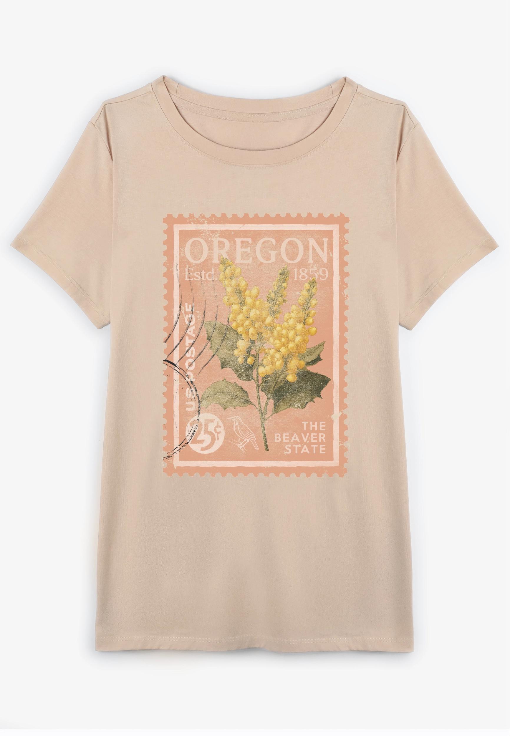 Maurices 4X Plus Size Womens State Stamp Classic Fit Graphic Tee Product Image