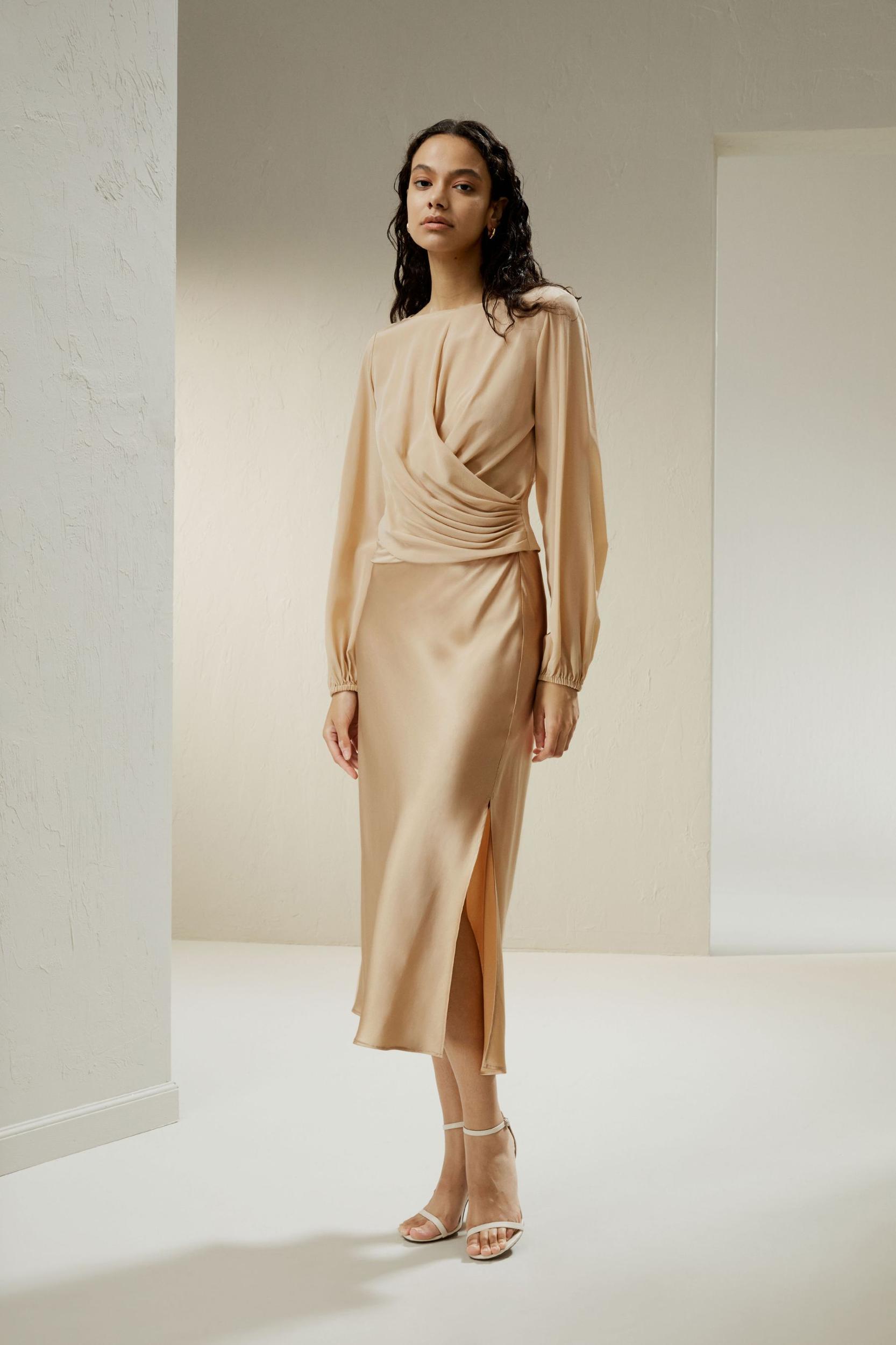 LILYSILK Silk Skirt Pleated - for Women - Black 100% Silk - Luxurious Bias Cut Skirt 16 Product Image