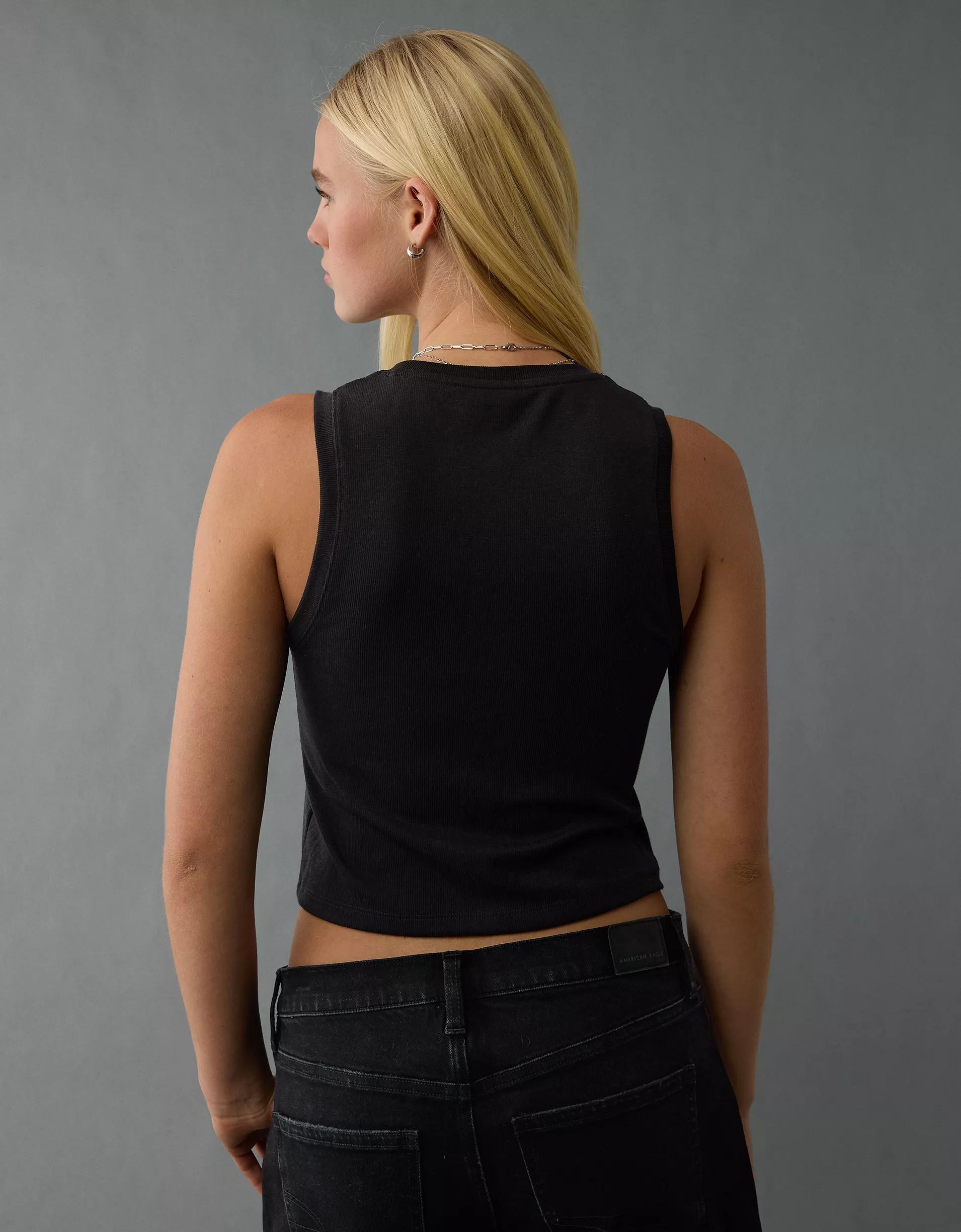 AE Button-Up Tank Top Product Image