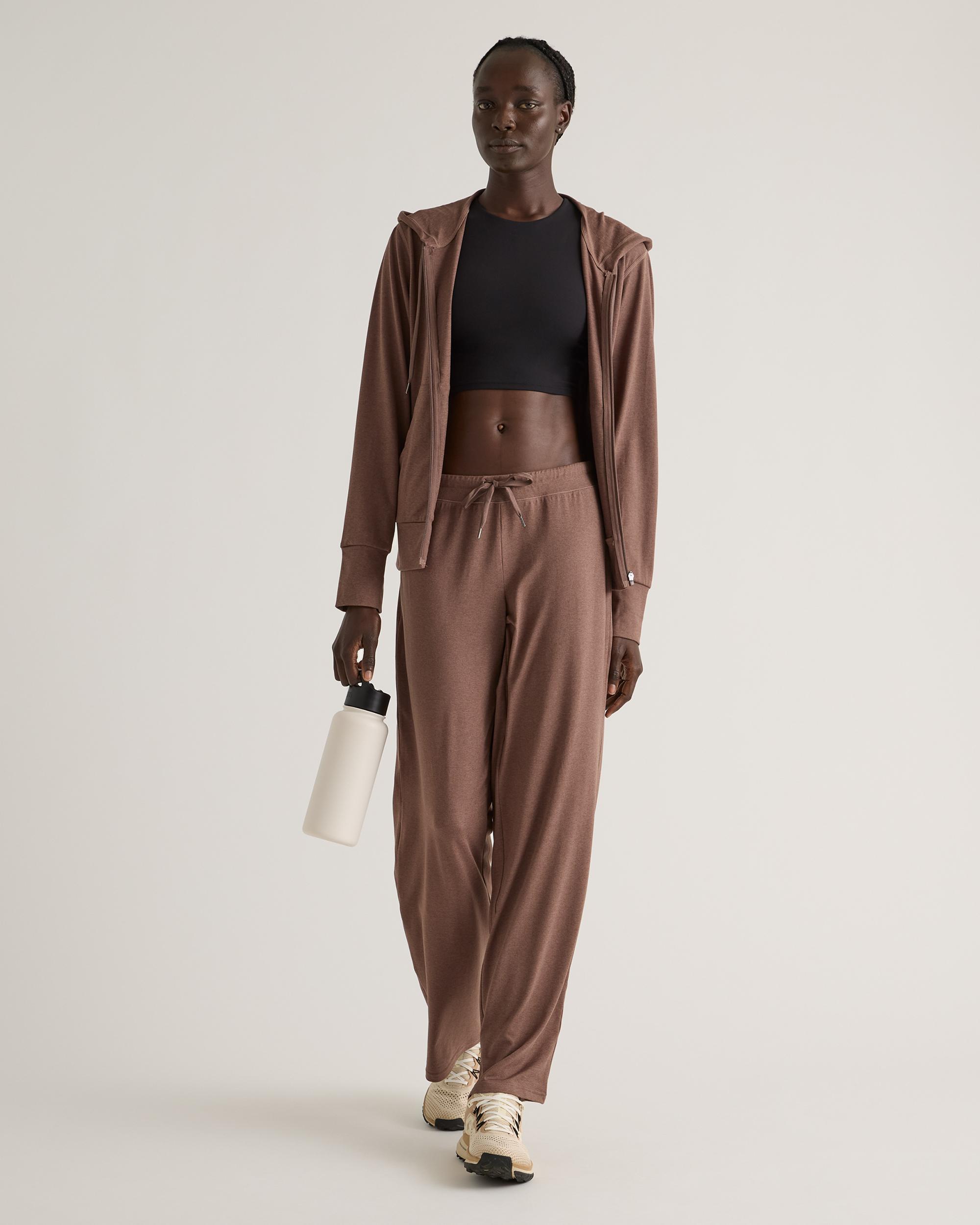 Quince | Women's Flowknit Full Zip Hoodie Recycled Polyester Product Image