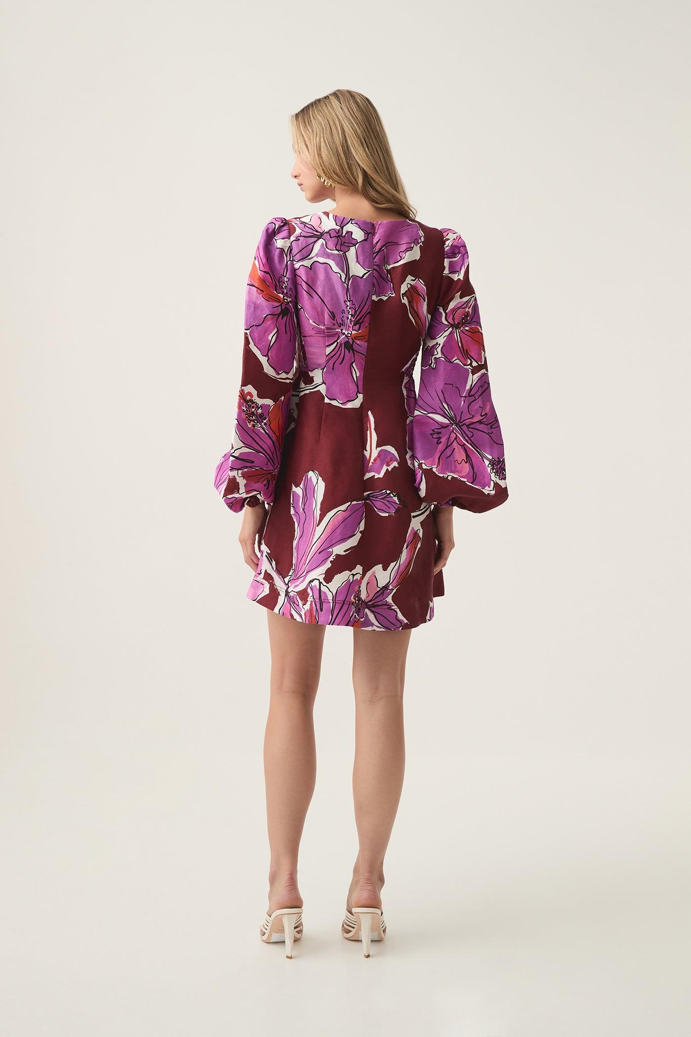 Gretta Bow Back Mini Dress Product Image