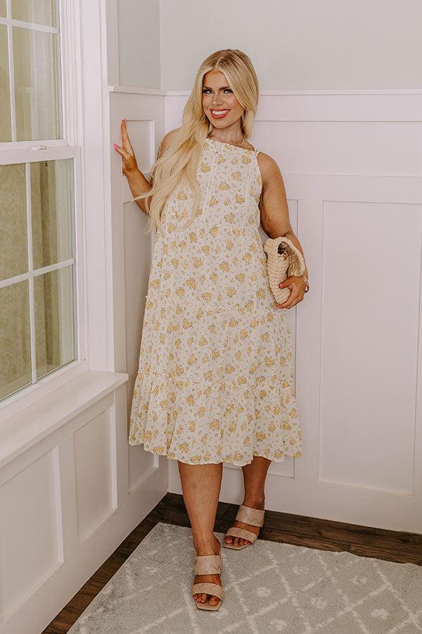 Blissful Beats Floral Midi Curves Product Image