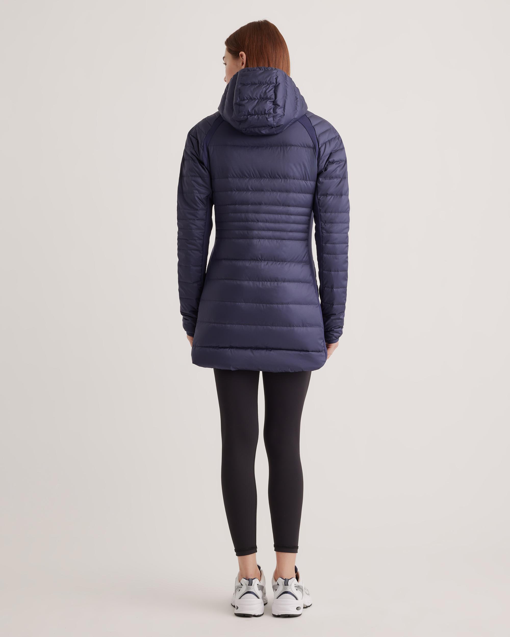 Quince | Women's Lightweight Down Packable Long Puffer Jacket Recycled Polyester Product Image