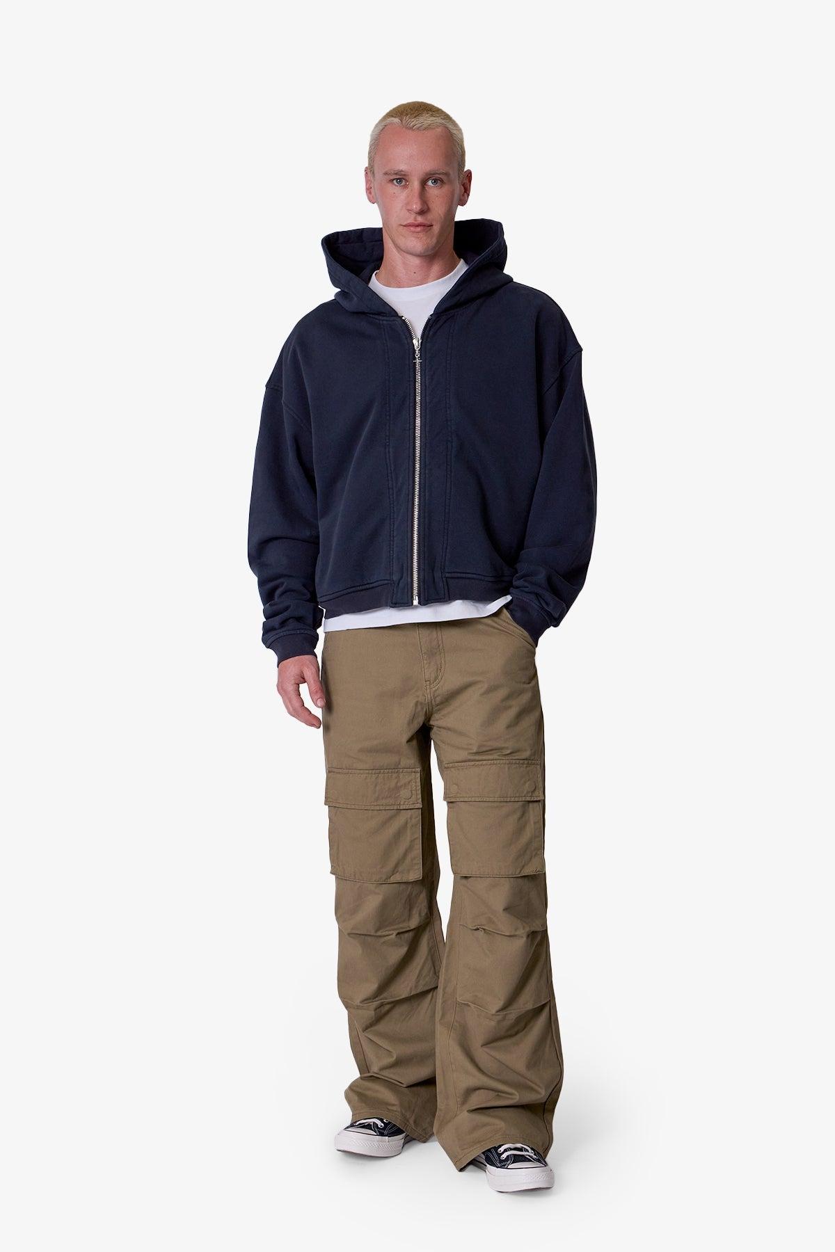 LWH Relaxed Baggy Cargo Pants - Olive Product Image