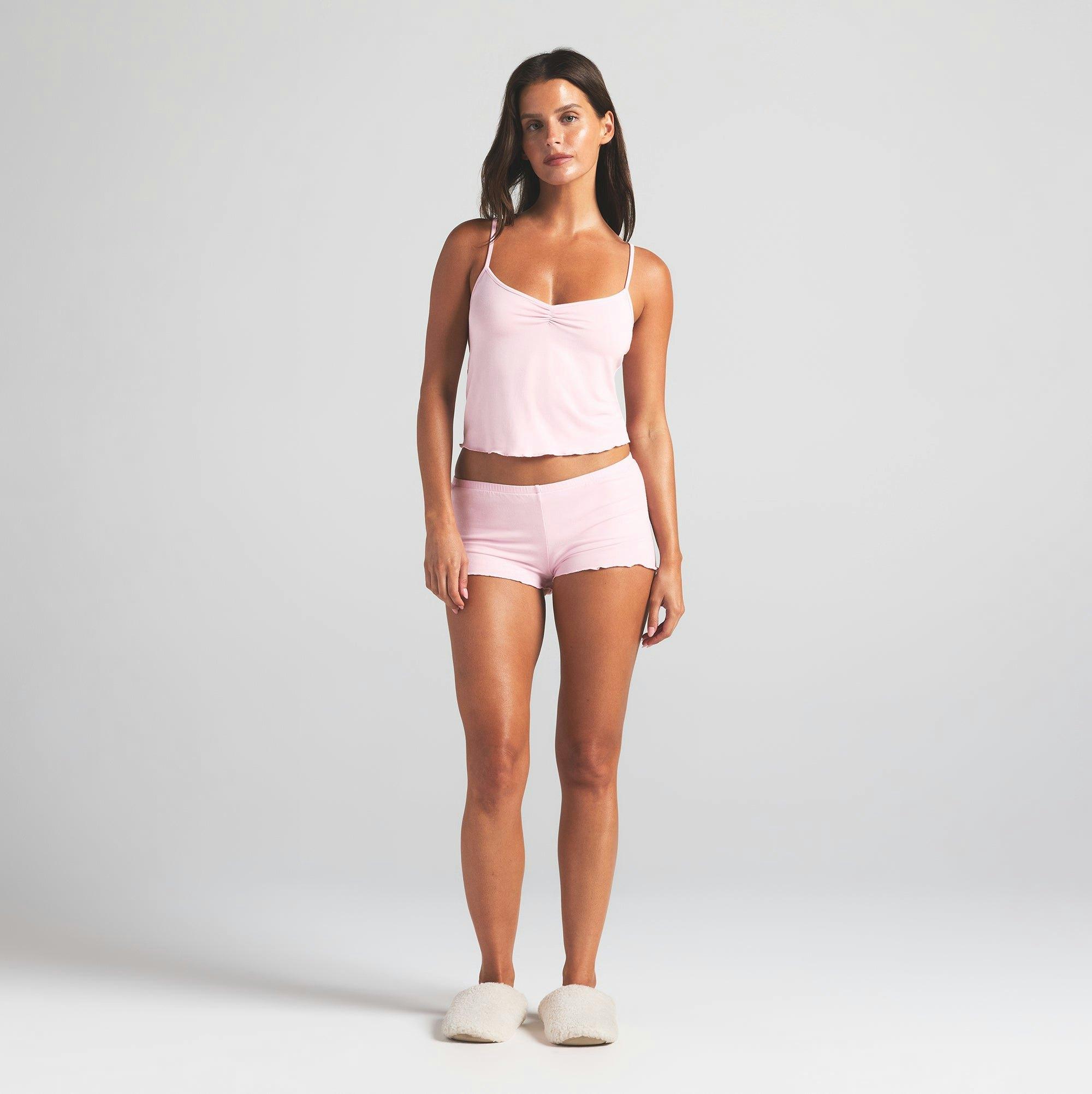 SKIMS SLEEP CAMI SET | CHERRY BLOSSOM Product Image