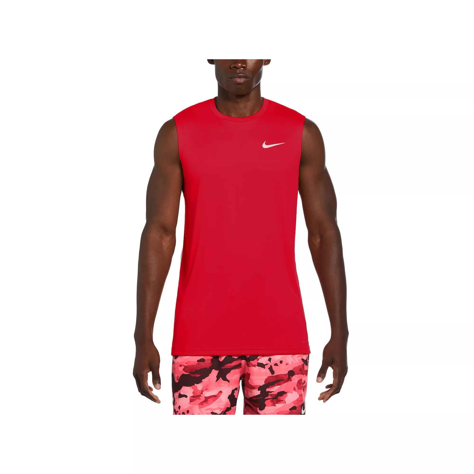 Mens Nike Dri-FIT UPF 40+ Essential Sleeveless Hydroguard Swim Tee Product Image