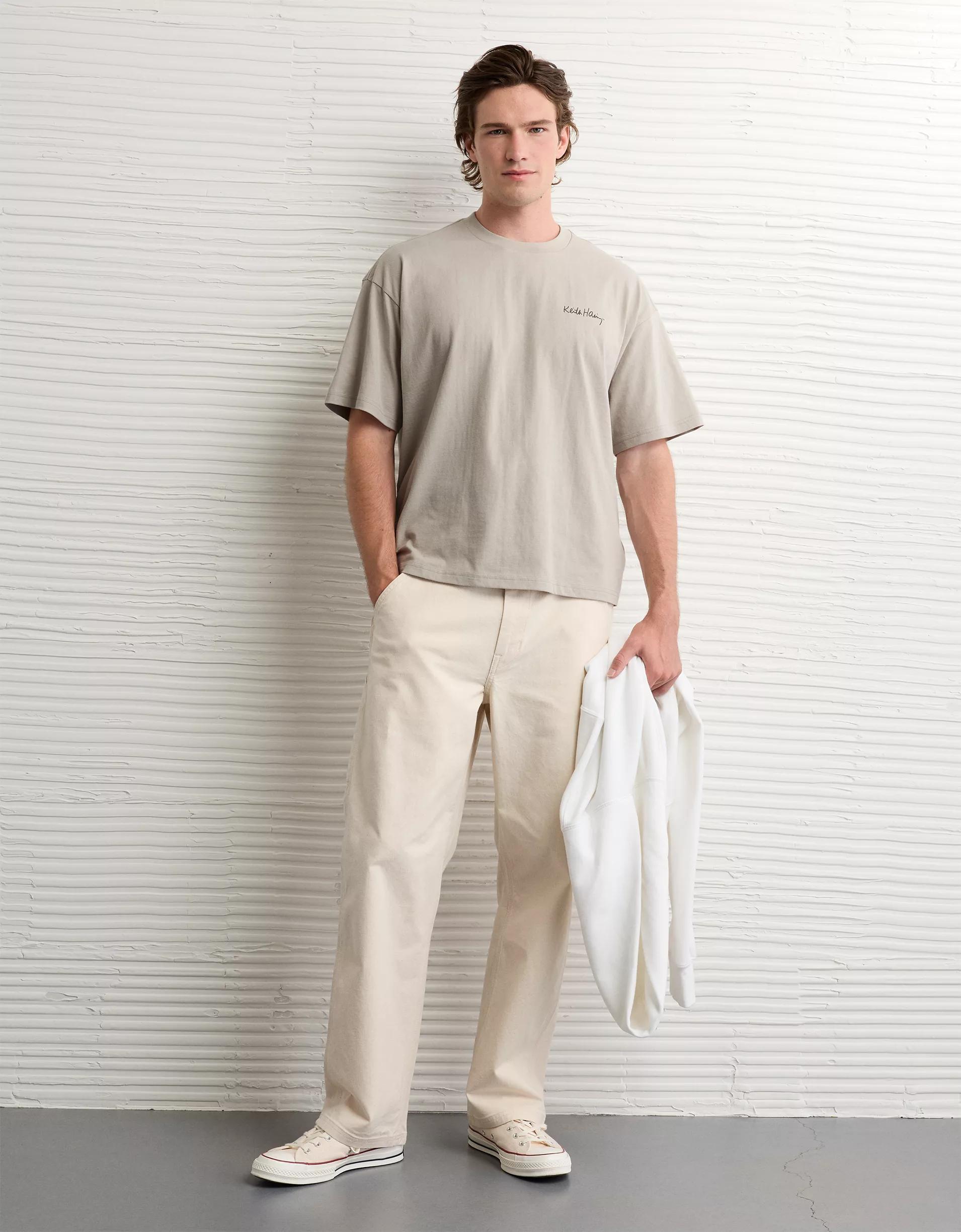 AE Boxy Keith Haring Graphic T-Shirt Product Image