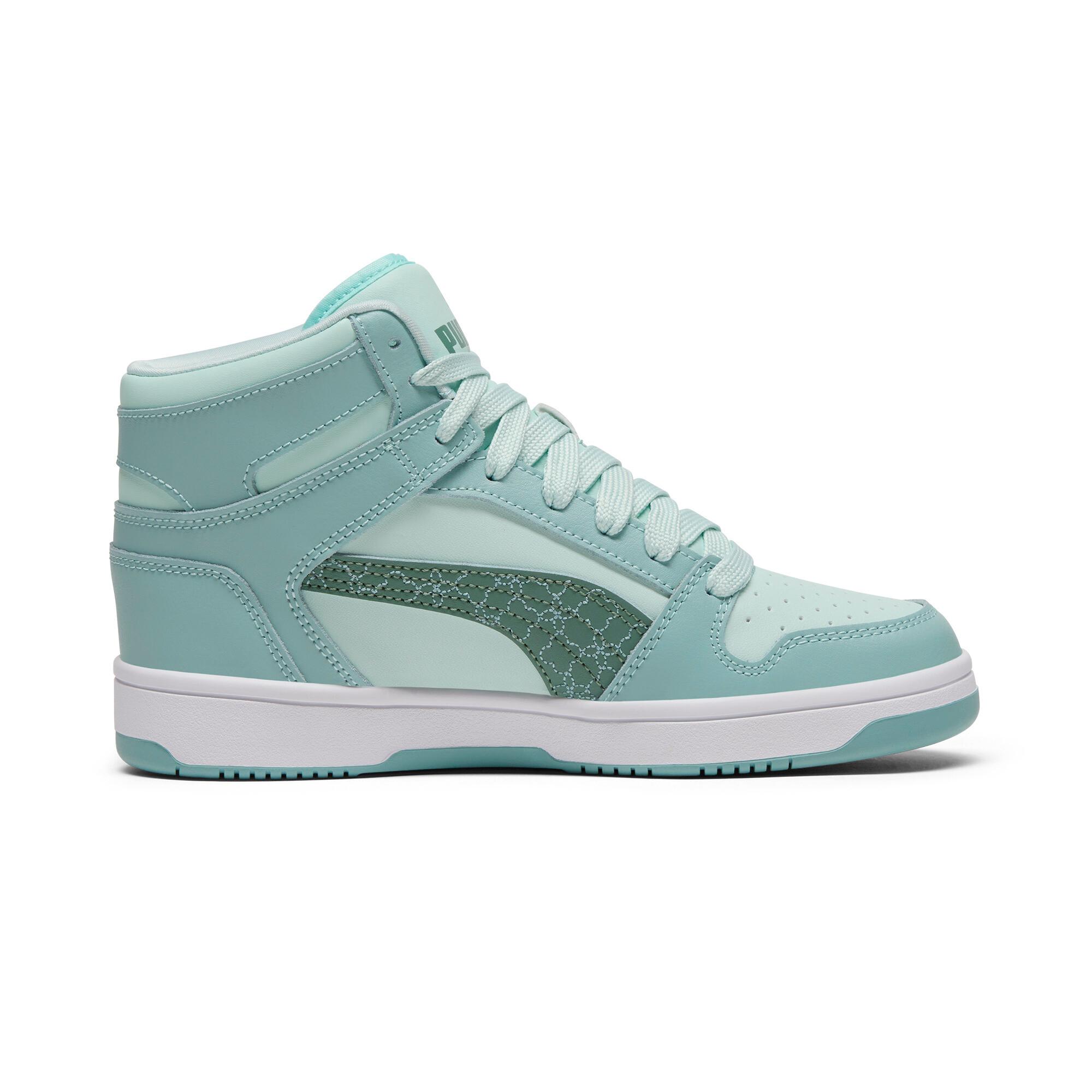 PUMA Rebound Layup Rebel Women's Mid Sneakers Product Image