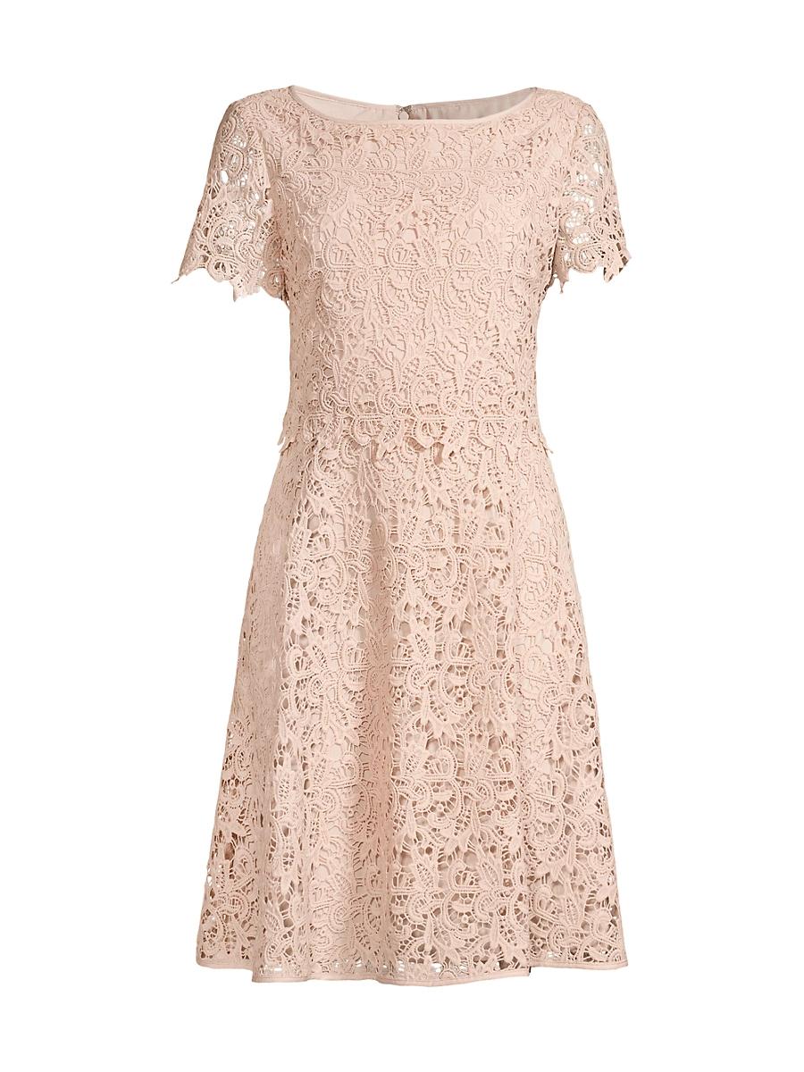 Womens Floral Lace Dress Product Image