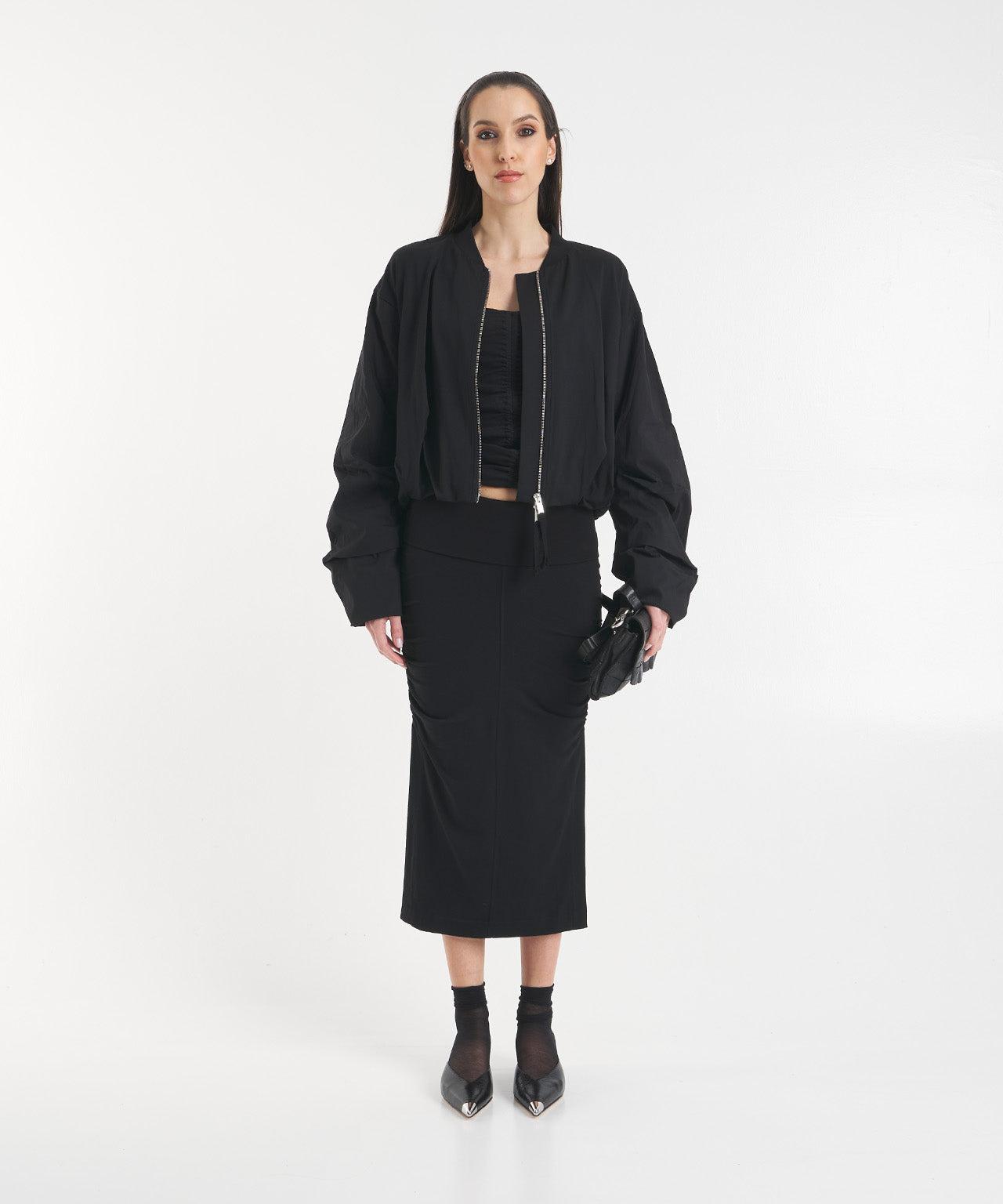 High waist midi skirt Product Image