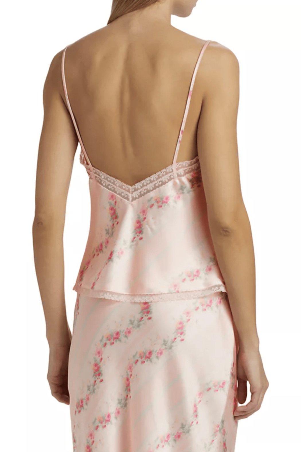 Levall Satin Floral-Top Product Image