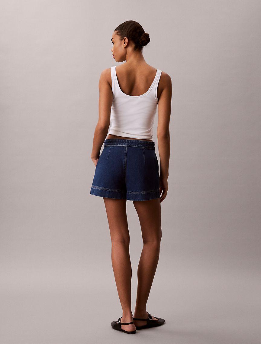 Denim Utility Shorts Product Image