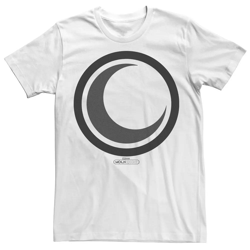 Men's Marvel Moon Knight Crescent Icon Tee, Size: XL, White Product Image