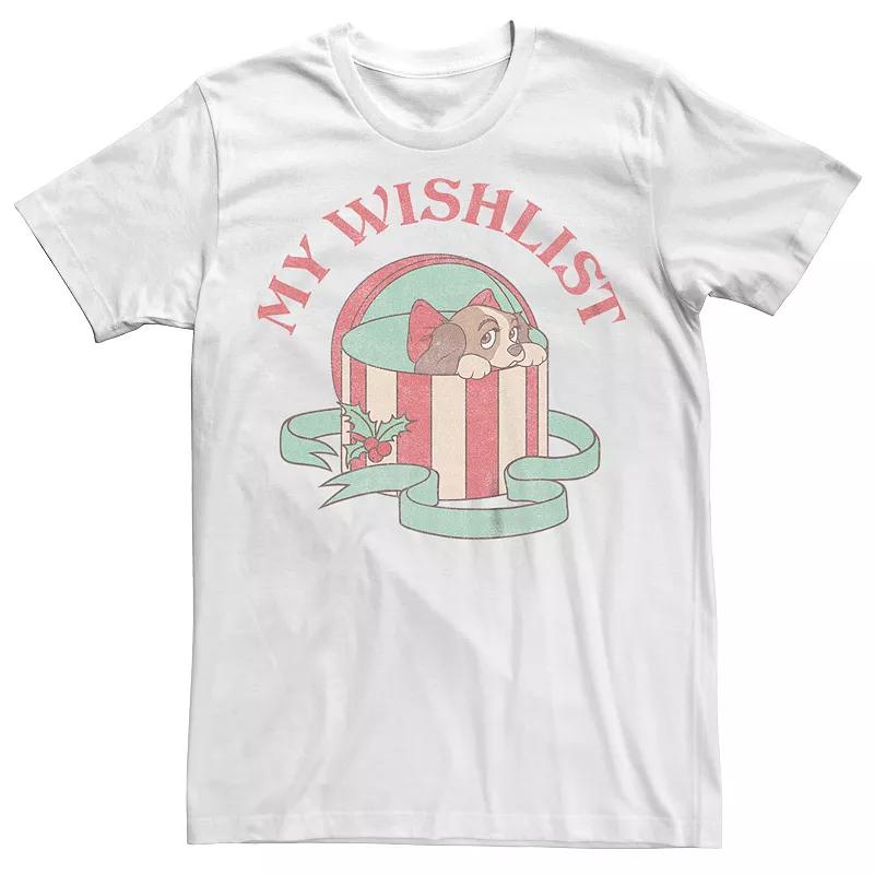 Disney's Lady And The Tramp Men's My Wish list Tee,  Product Image