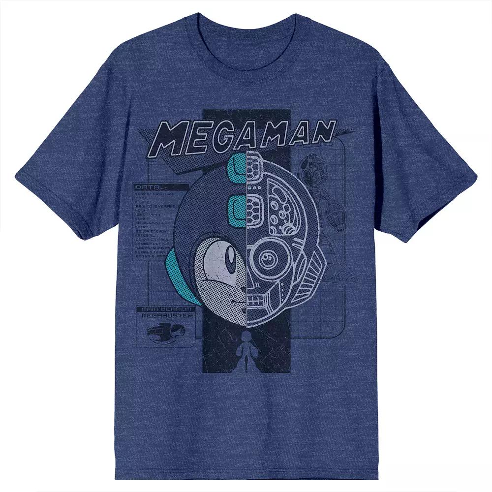 Men's Mega Man Face Tee,  Product Image