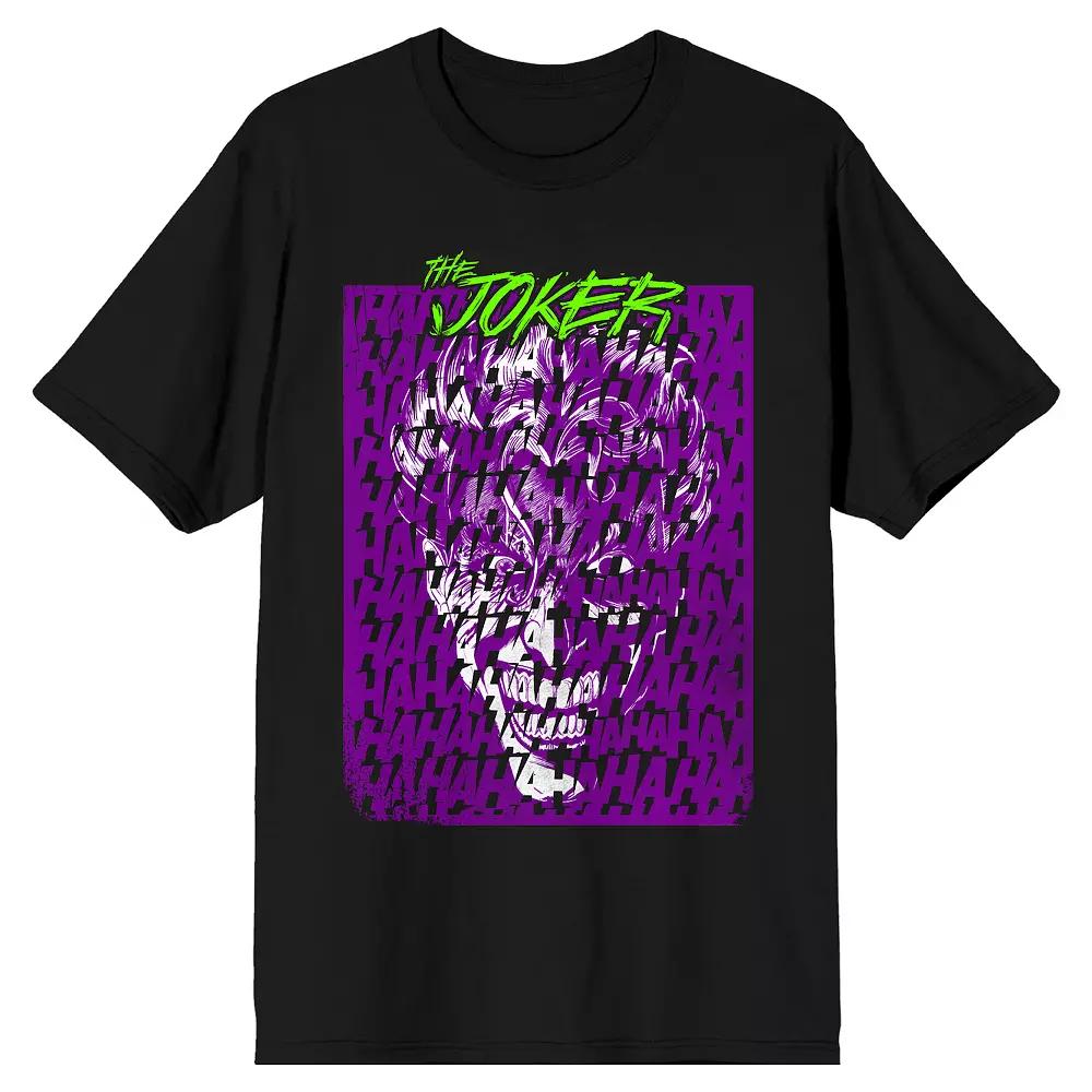 Men's DC Comics The Joker Tee, Size: Small, Black Product Image