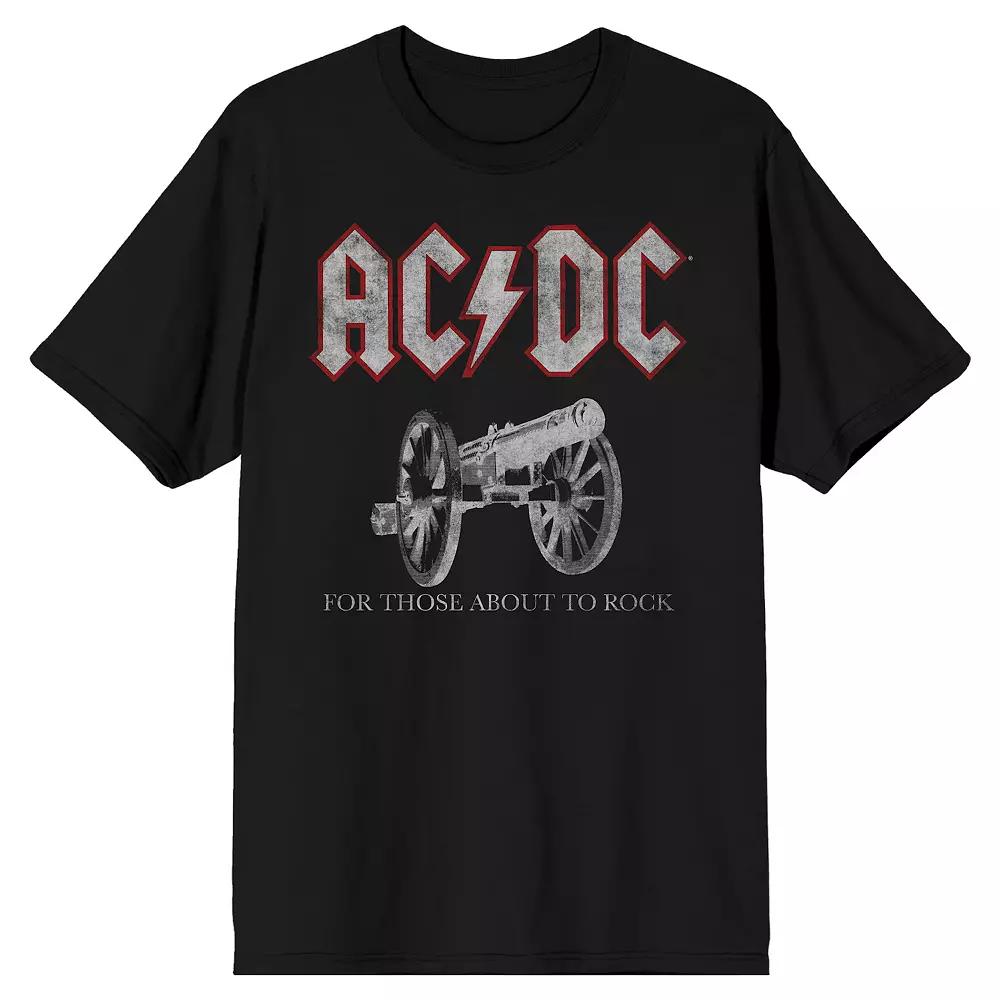 Men's AC/DC For Those About to Rock Cannon Tee,  Product Image