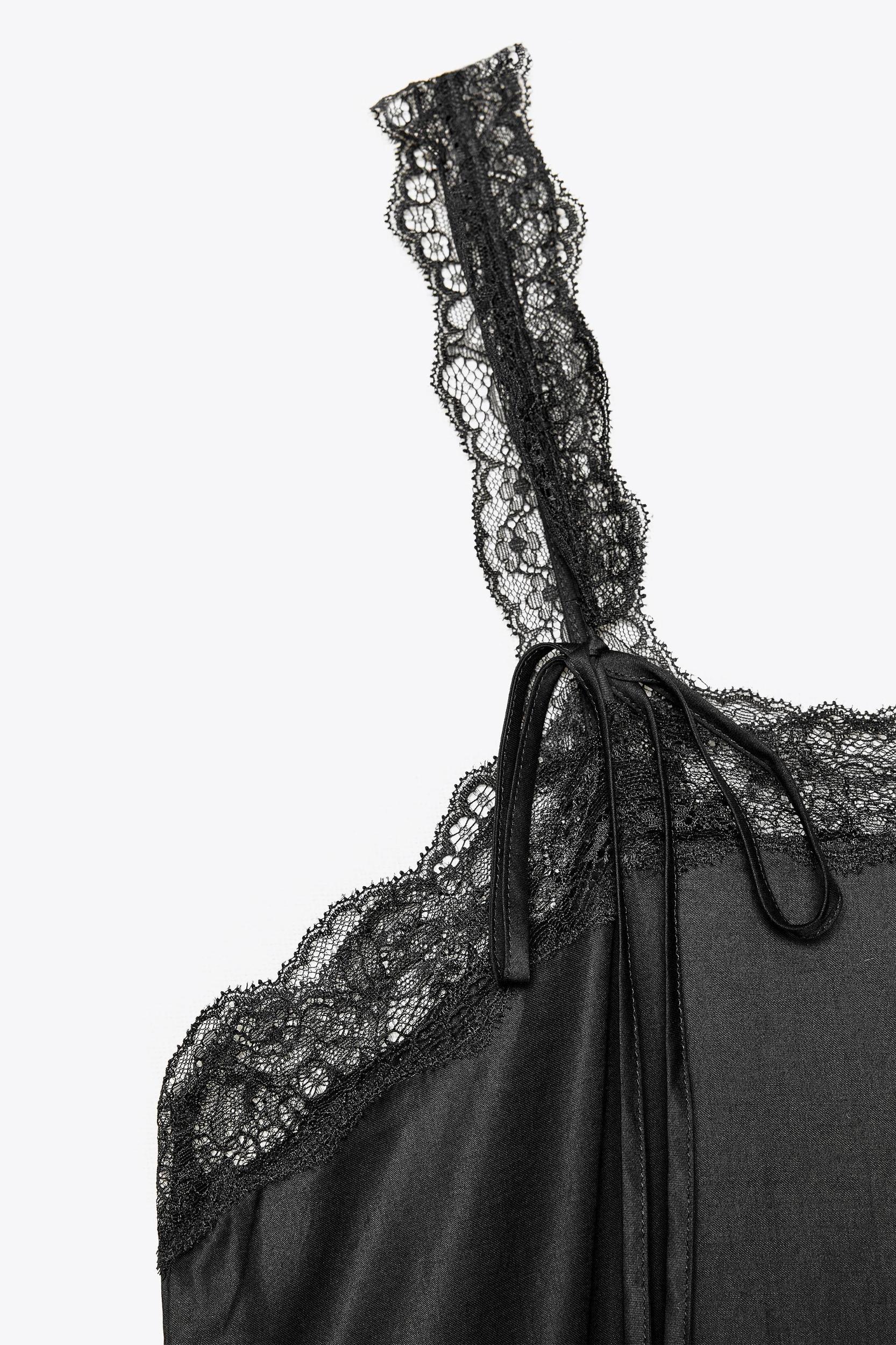 LACE MIDI DRESS ZW COLLECTION Product Image