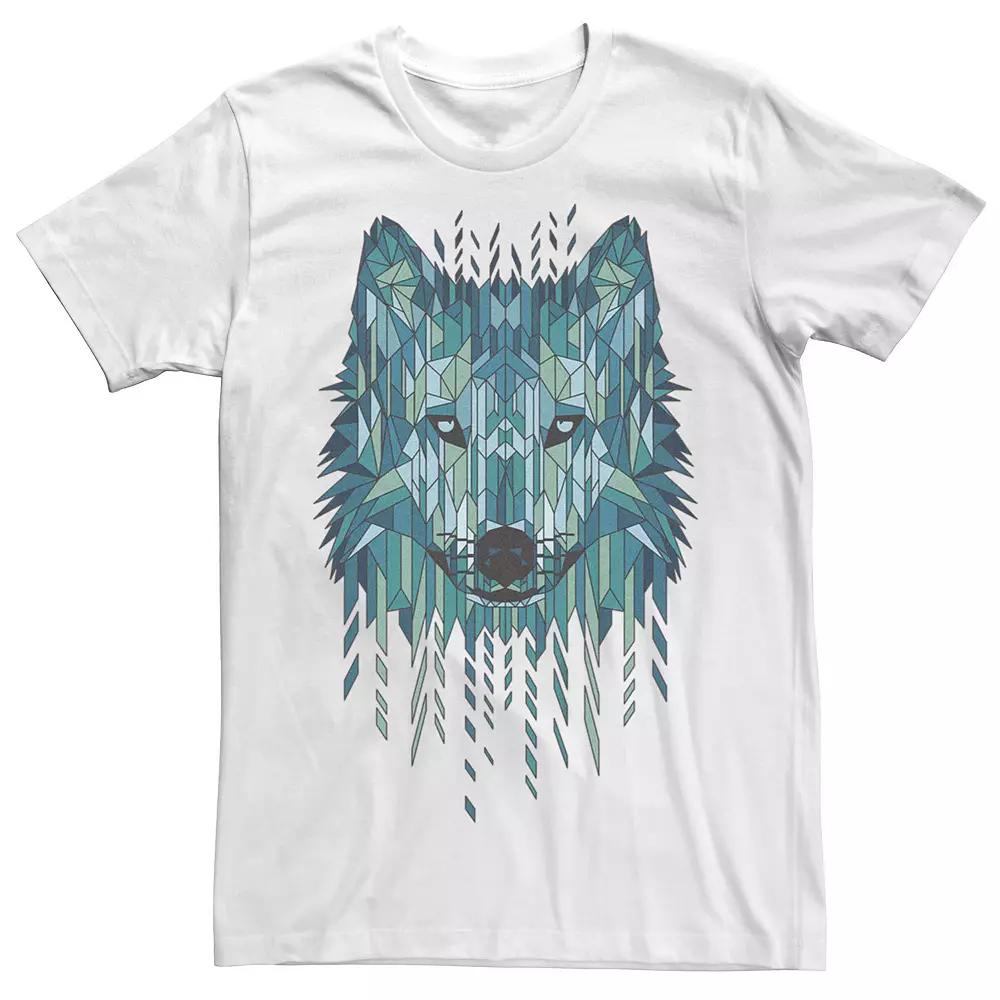 Men's Geometric Wolf Graphic Tee,  Product Image