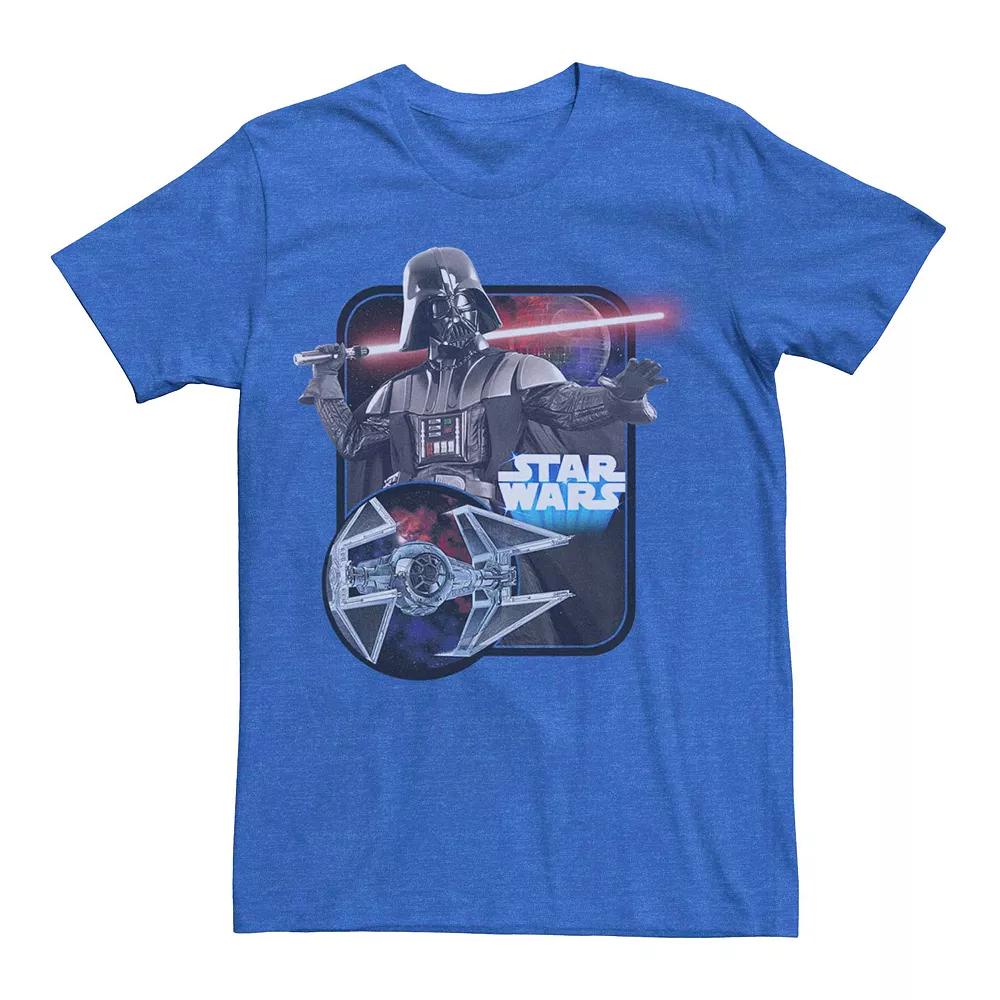 Men's Star Wars Darth Vader Tie Fight Poster Graphic Tee,  Product Image