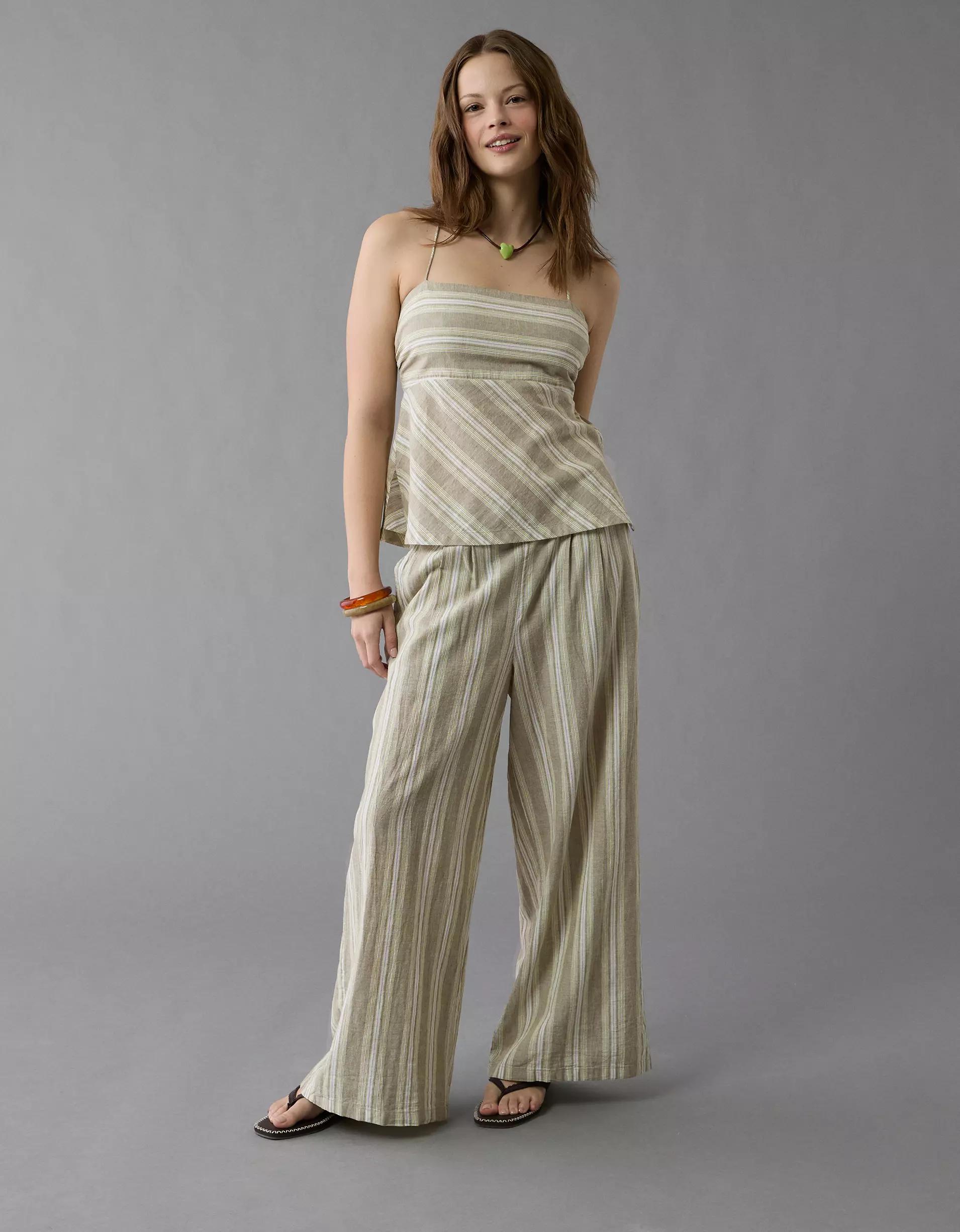 AE Striped Halter Top Product Image