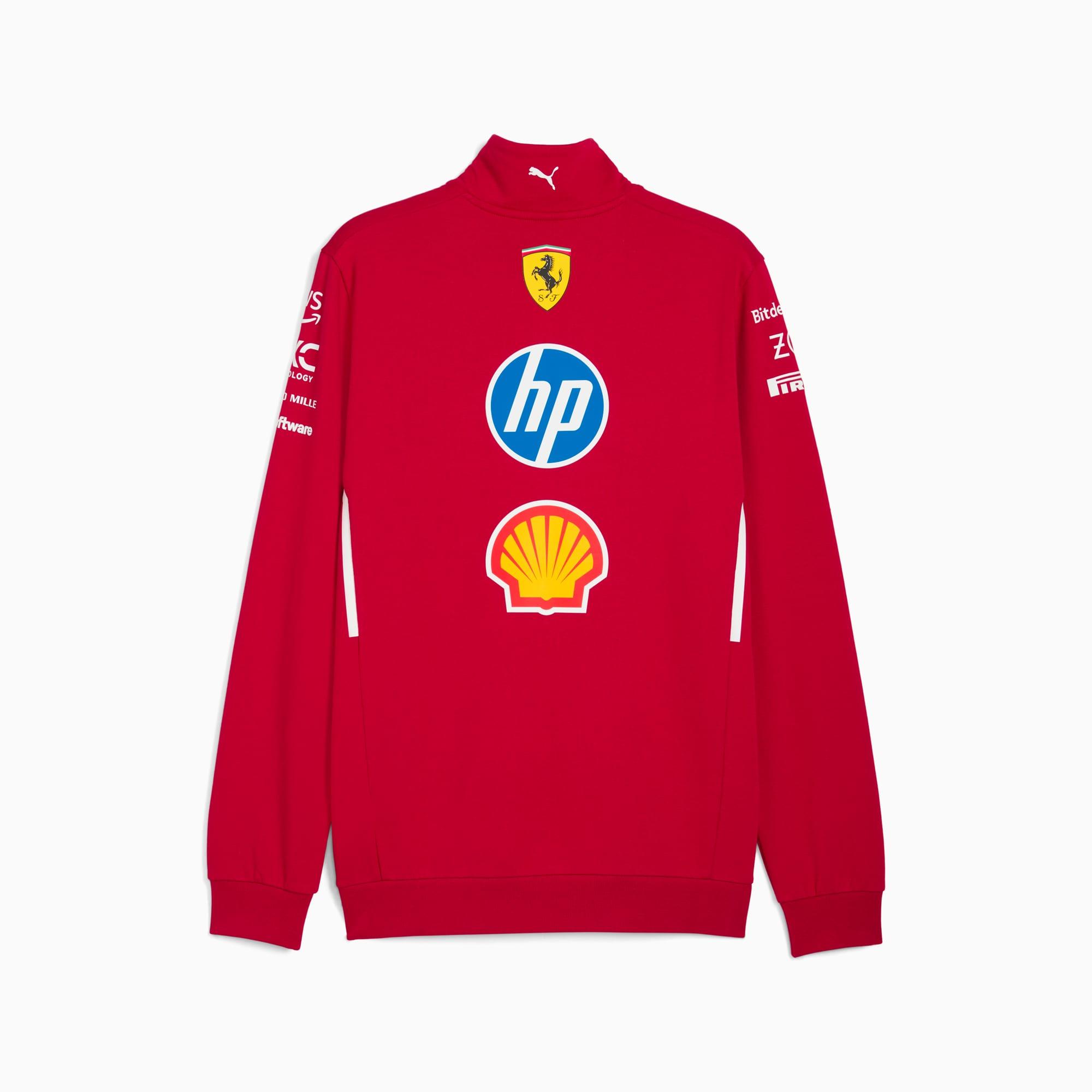 PUMA Scuderia Ferrari Team Men's Half-Zip Motorsport Sweatshirt Shoes Product Image