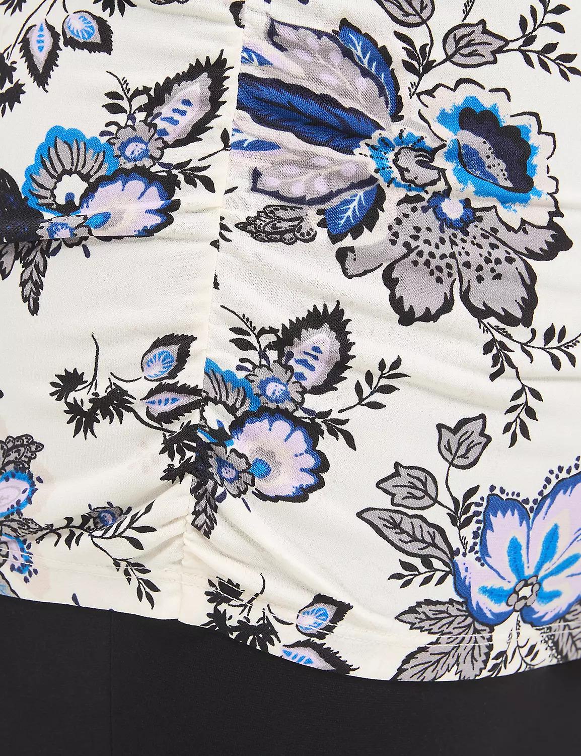 Cowlneck Shirred-Side Top Product Image