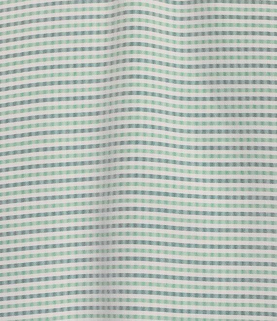 Roundtree & Yorke Short Sleeve Small Checked Polynosic Sport Shirt Product Image