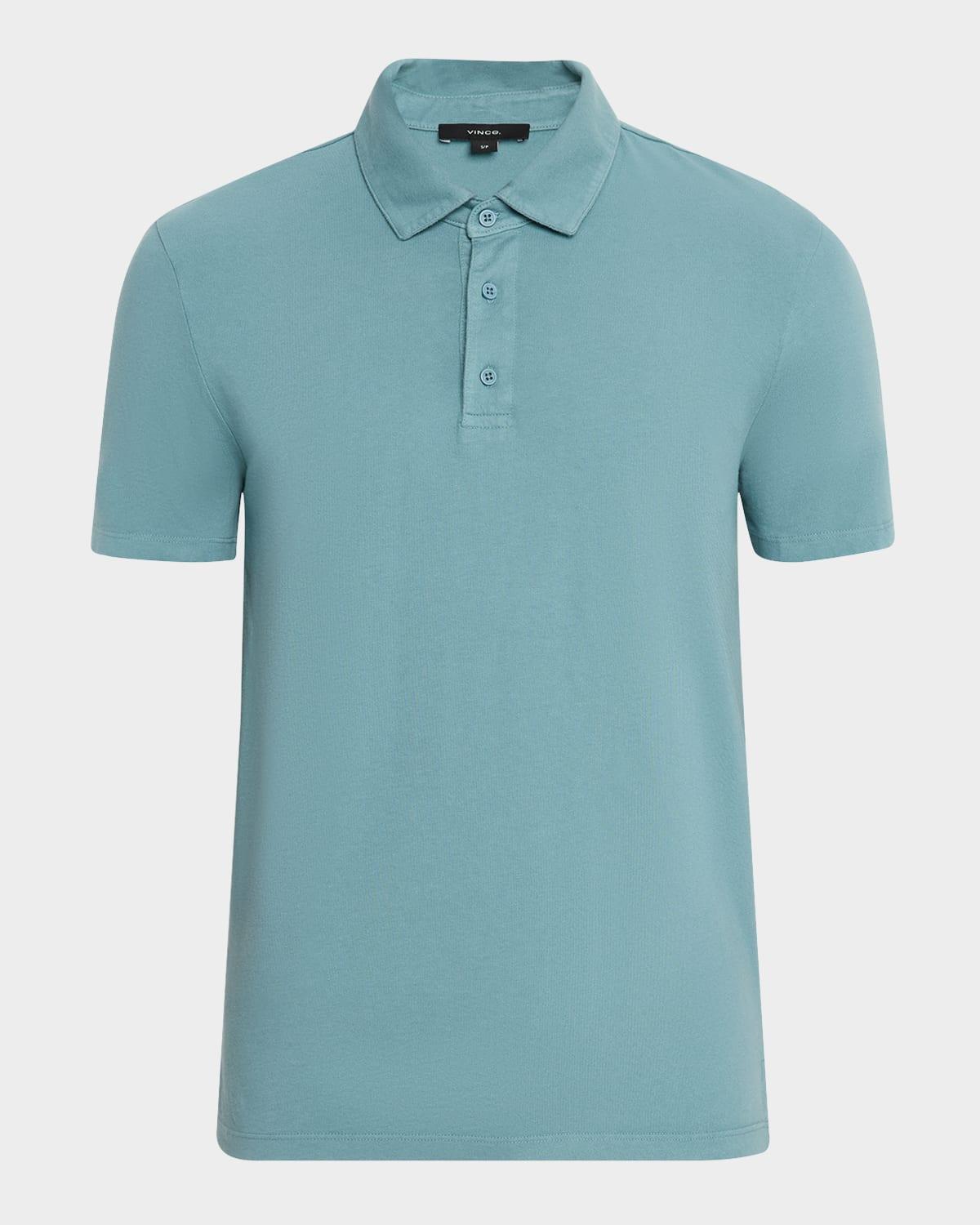 Mens Garment-Dyed Polo Shirt Product Image