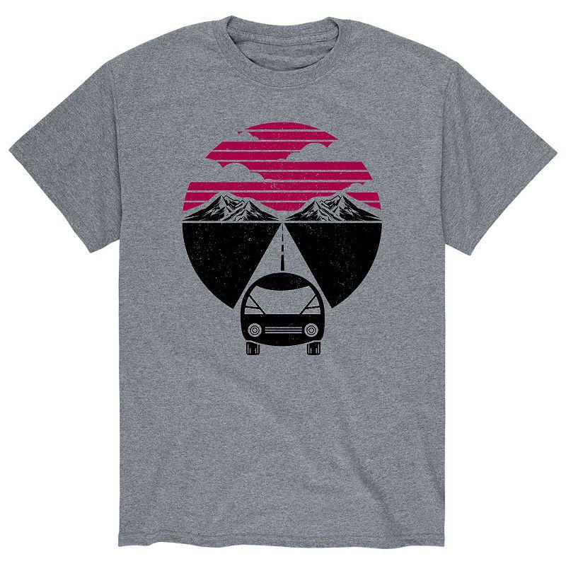 Men's Retro Mountains Car Tee,  Product Image