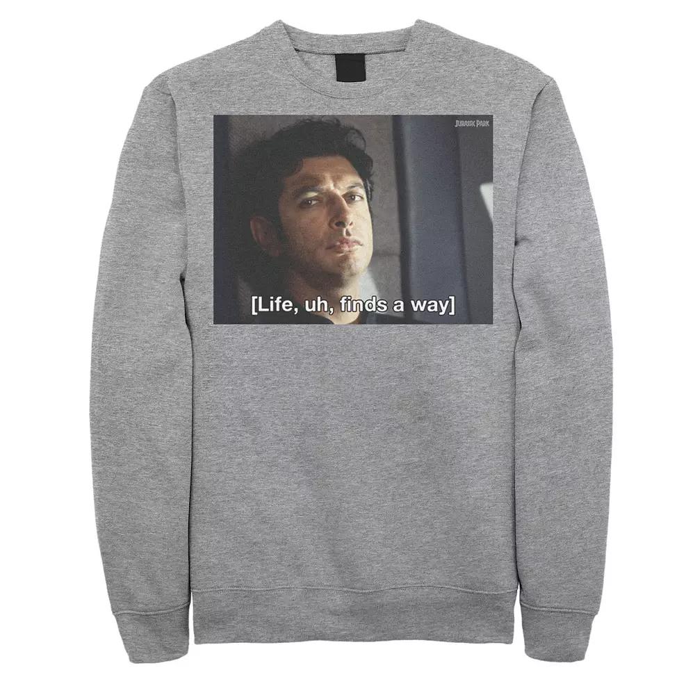 Men's Jurassic Park Life Finds A Way Goldblum Jeff Stare Sweatshirt,  Product Image