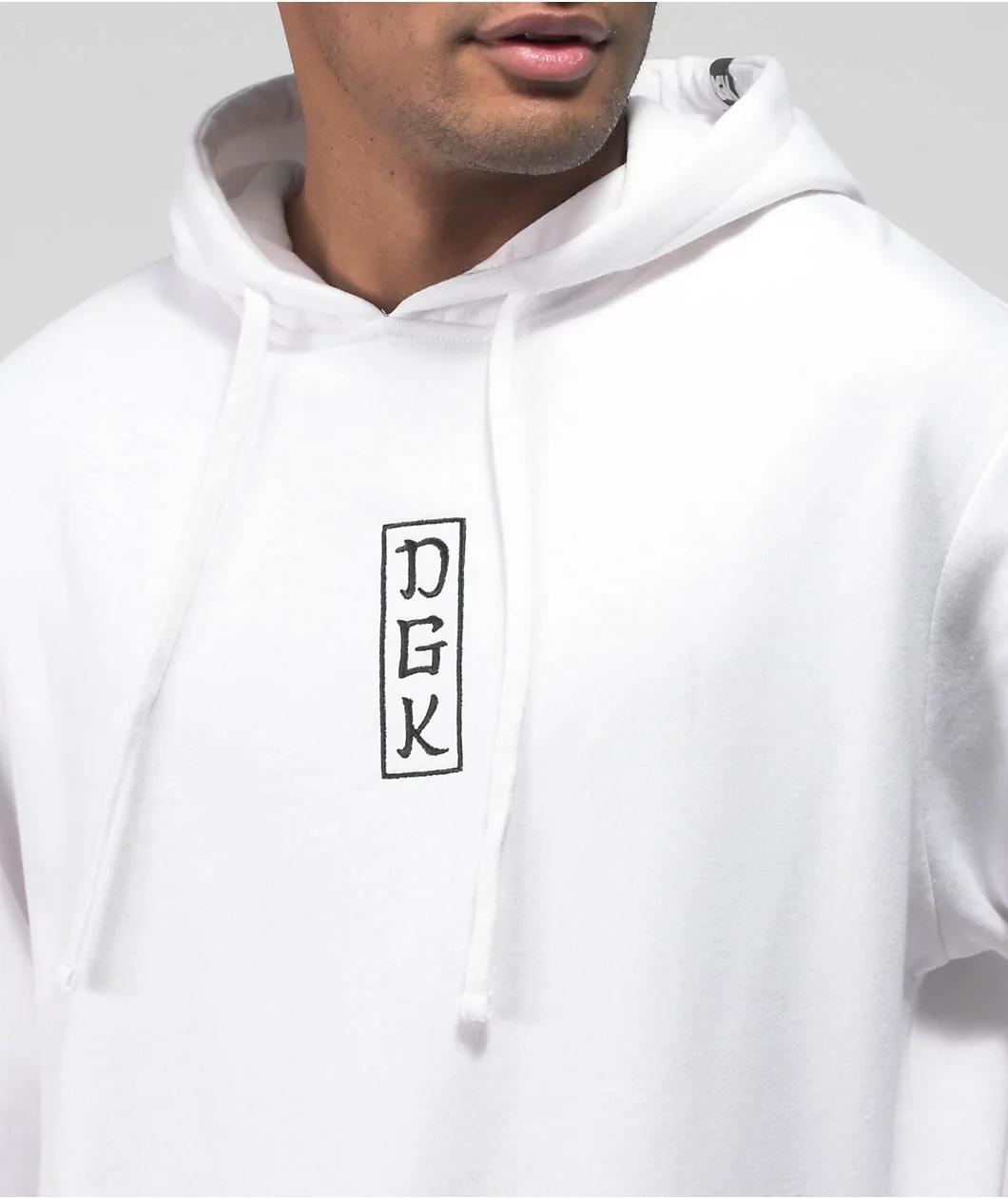 DGK Zen White Hoodie Product Image