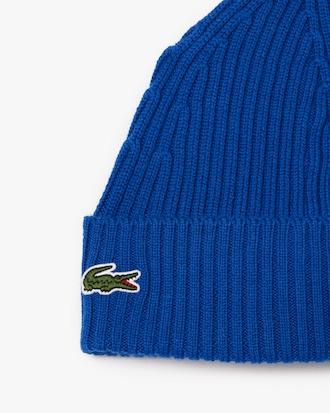 Rib Knit Brushed Wool Beanie Product Image