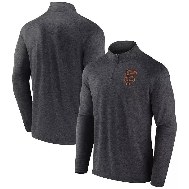 Men's Profile Black Chicago White Sox Big & Tall Raglan Quarter-Zip Top,  Product Image