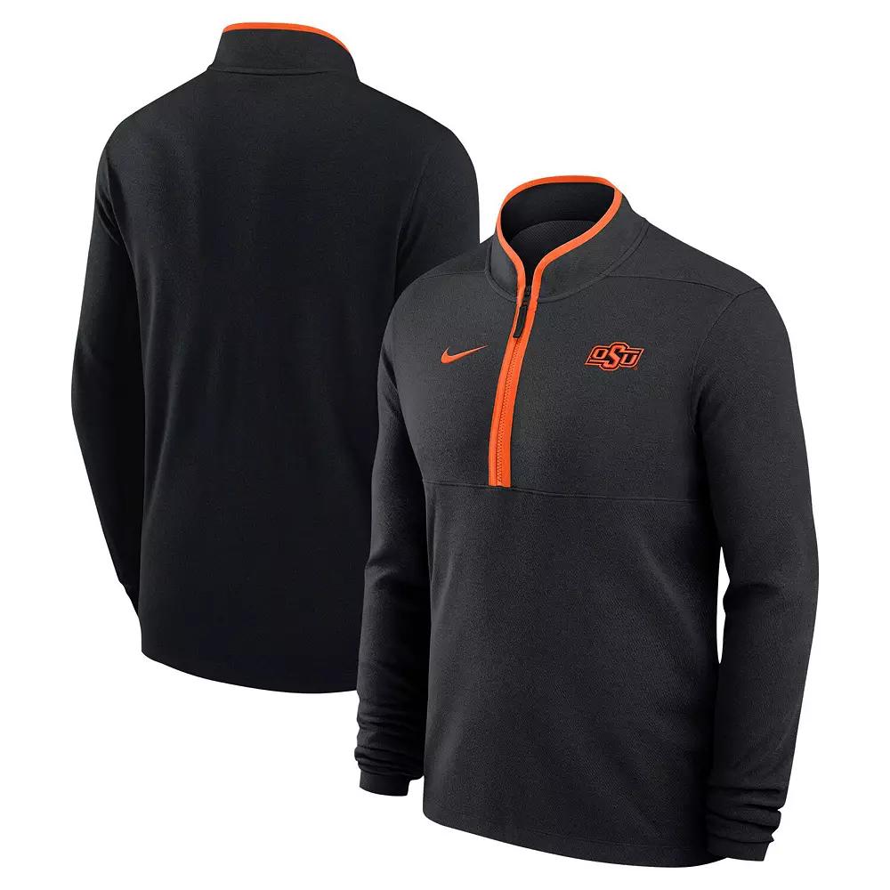Men's Nike Black Oklahoma State Cowboys Victory Performance Quarter-Zip Top,  Product Image